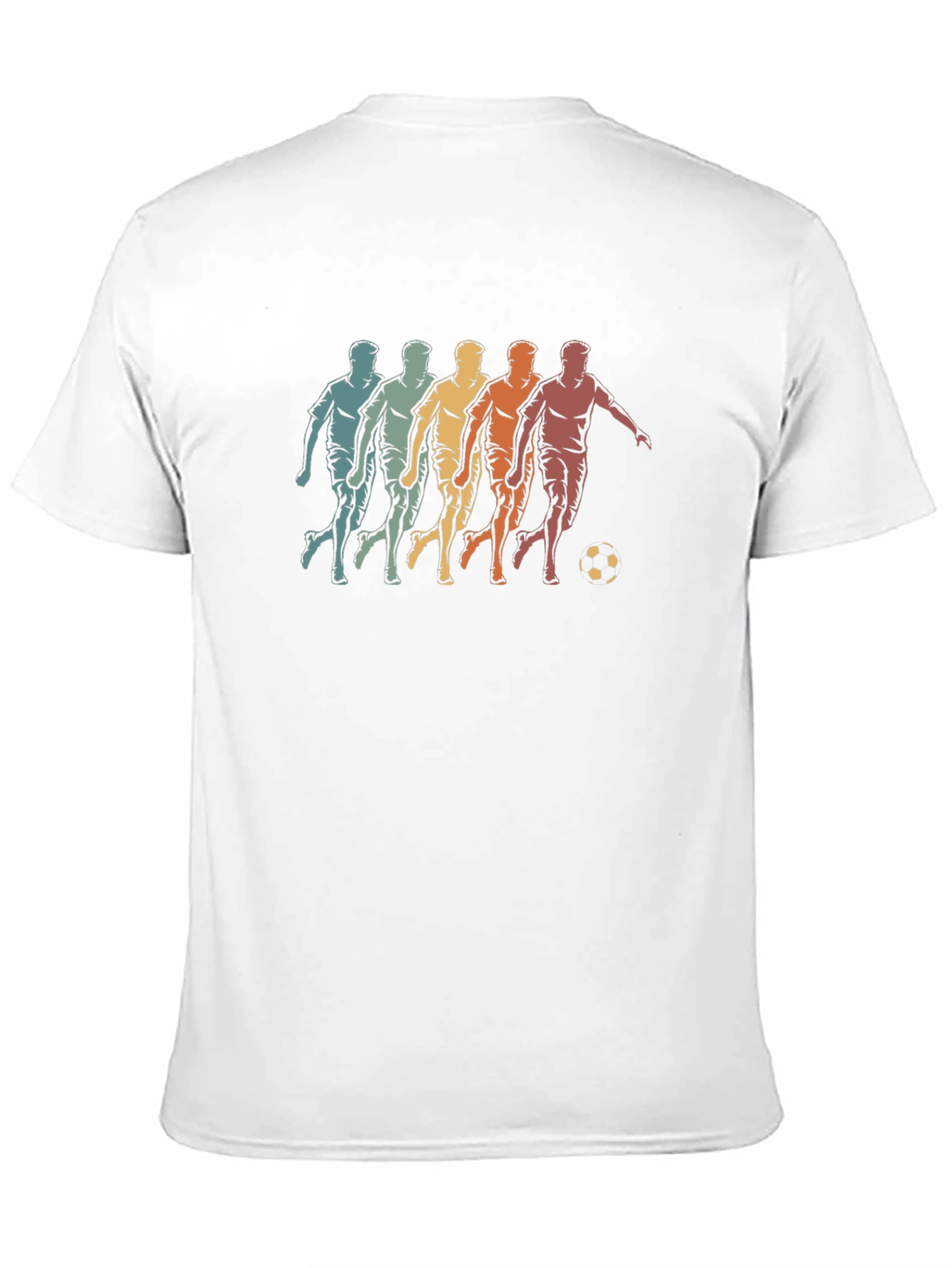 Retro Soccer Player Graphic T-Shirt