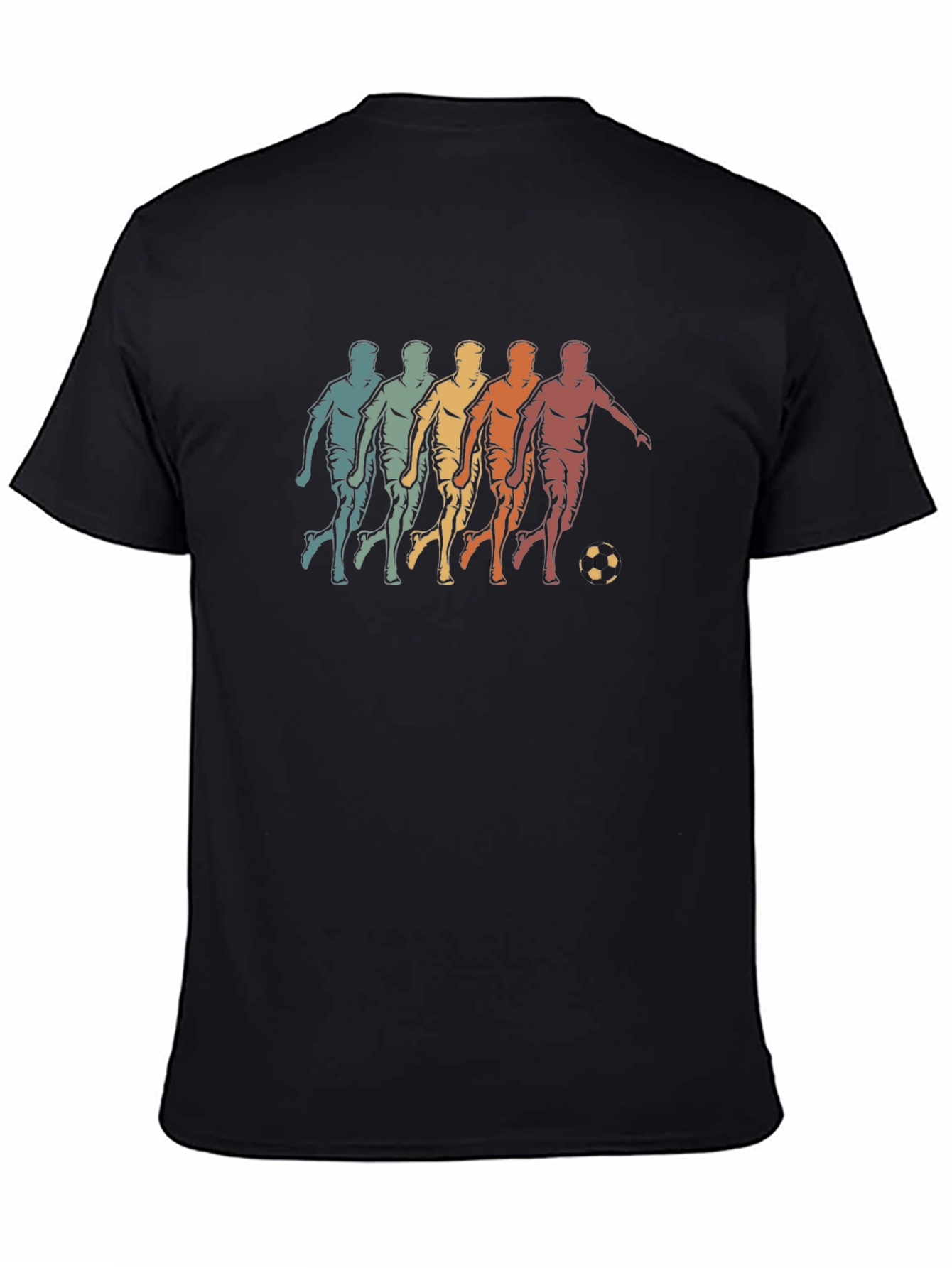 Retro Soccer Player Graphic T-Shirt