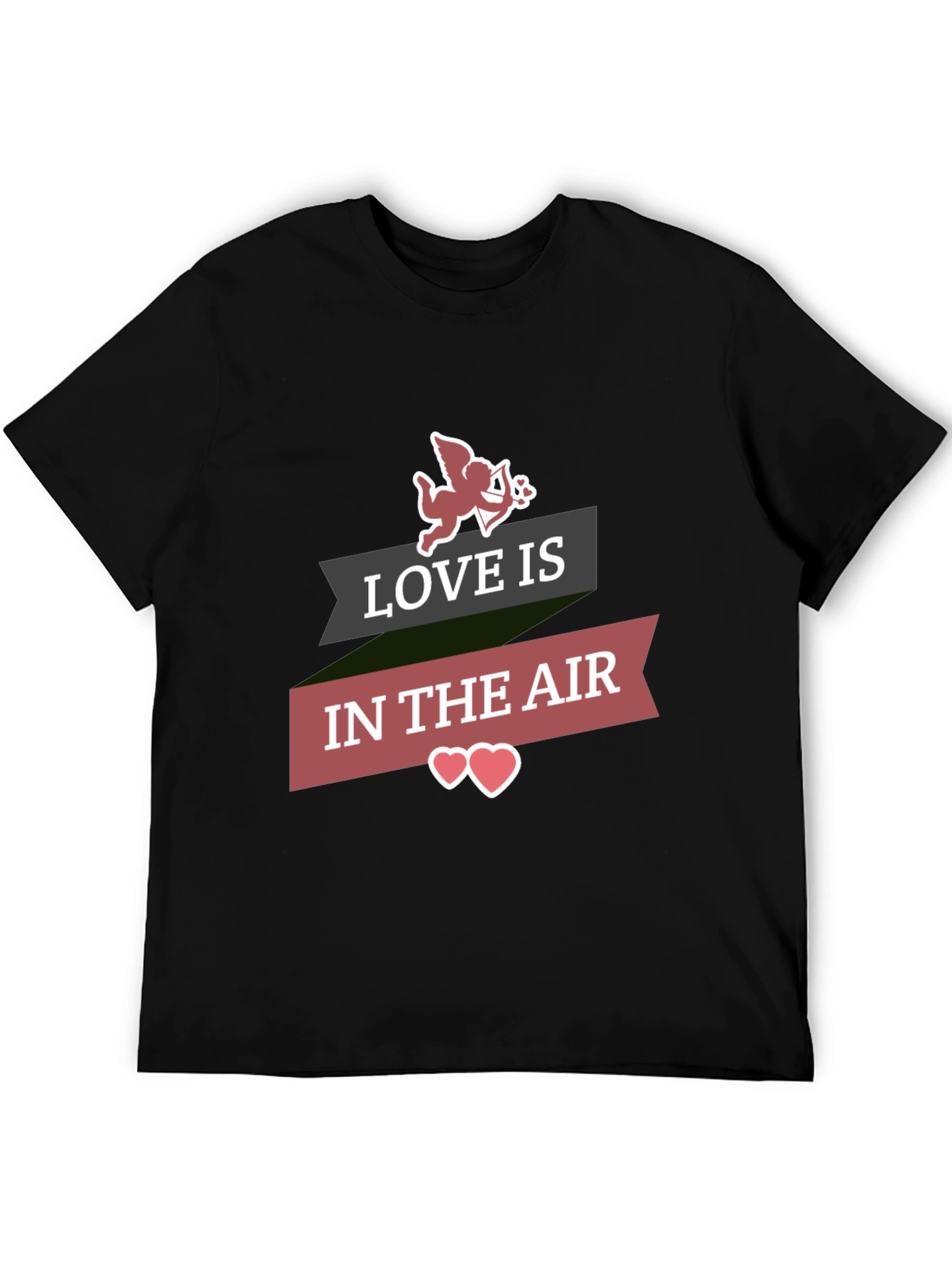 Love is in the Air Valentines Day Graphic T-Shirt