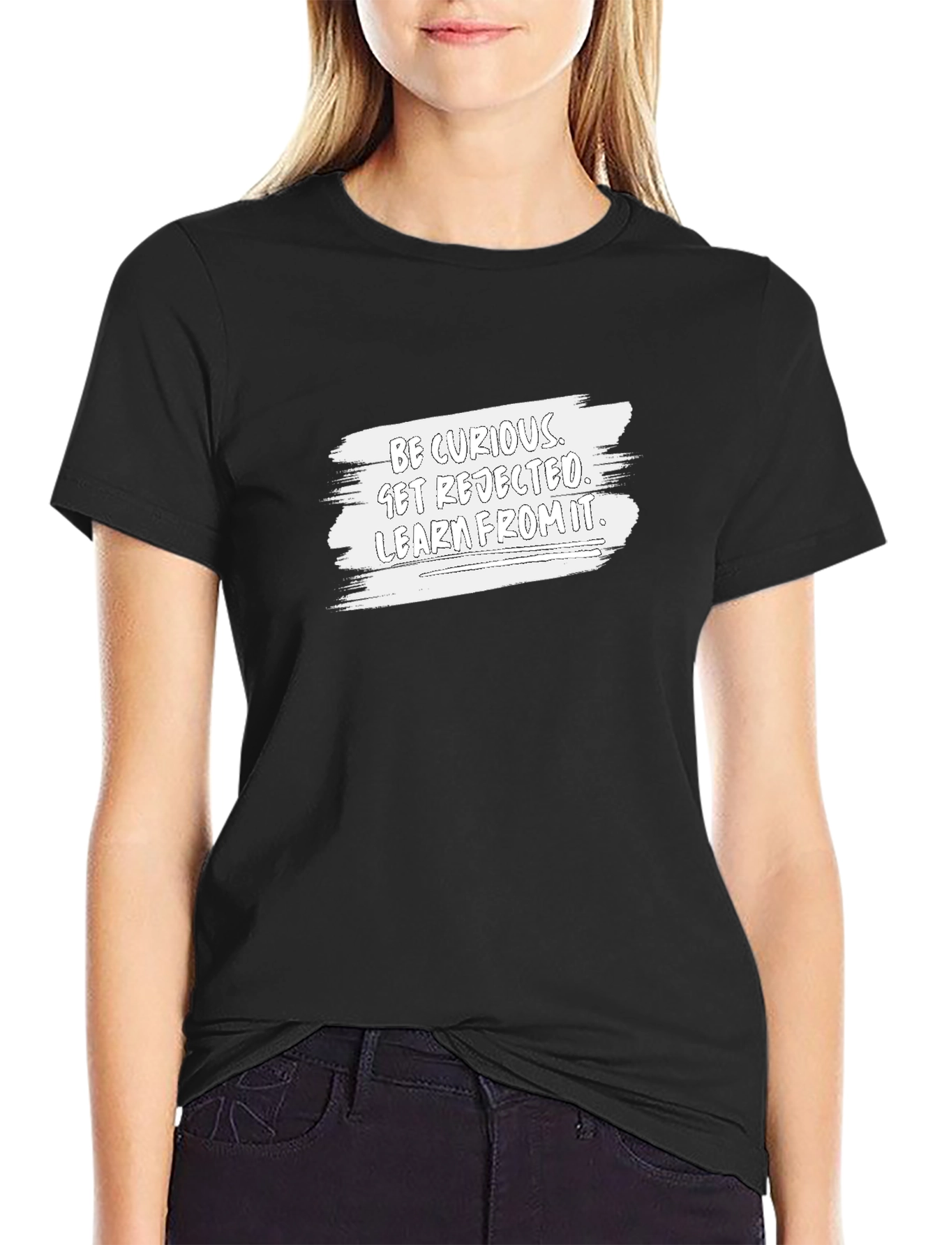 Be Curious Graphic Tee - Black