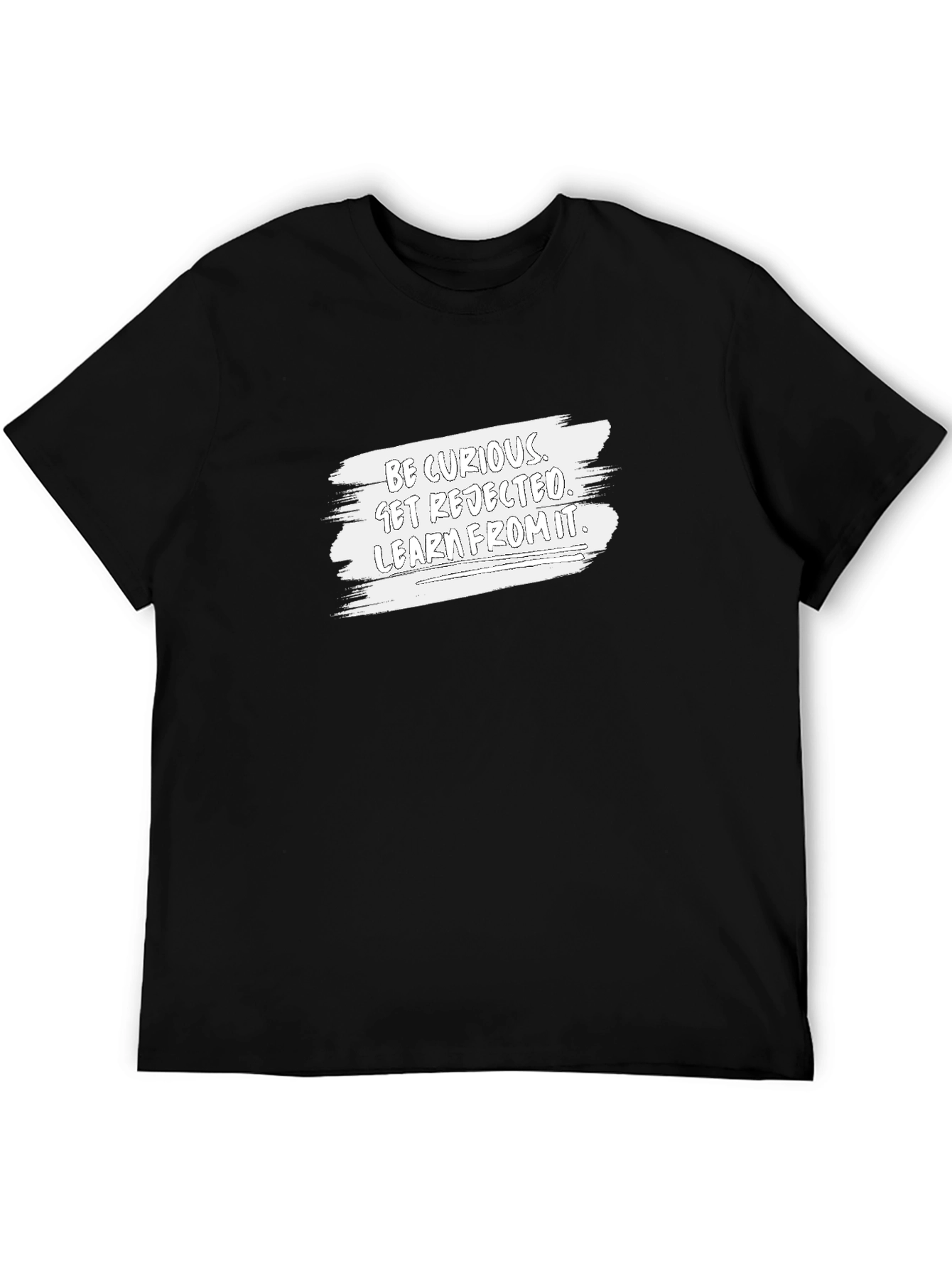 Be Curious Graphic Tee - Black