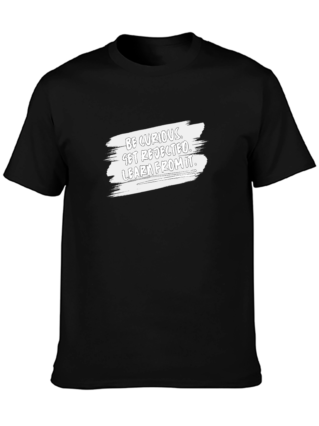 Be Curious Graphic Tee - Black