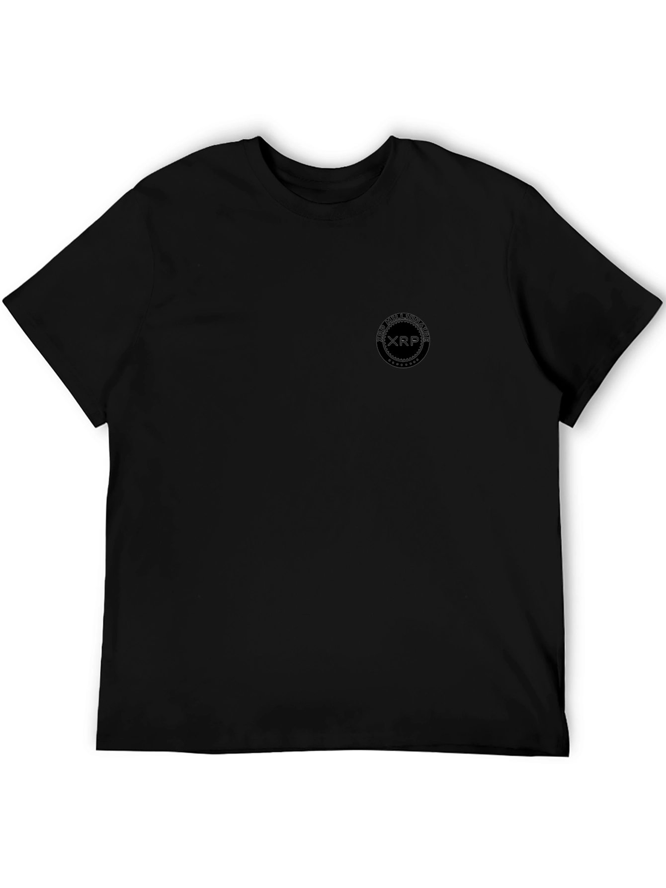 Mens Black XRP T-Shirt - Crypto Fashion