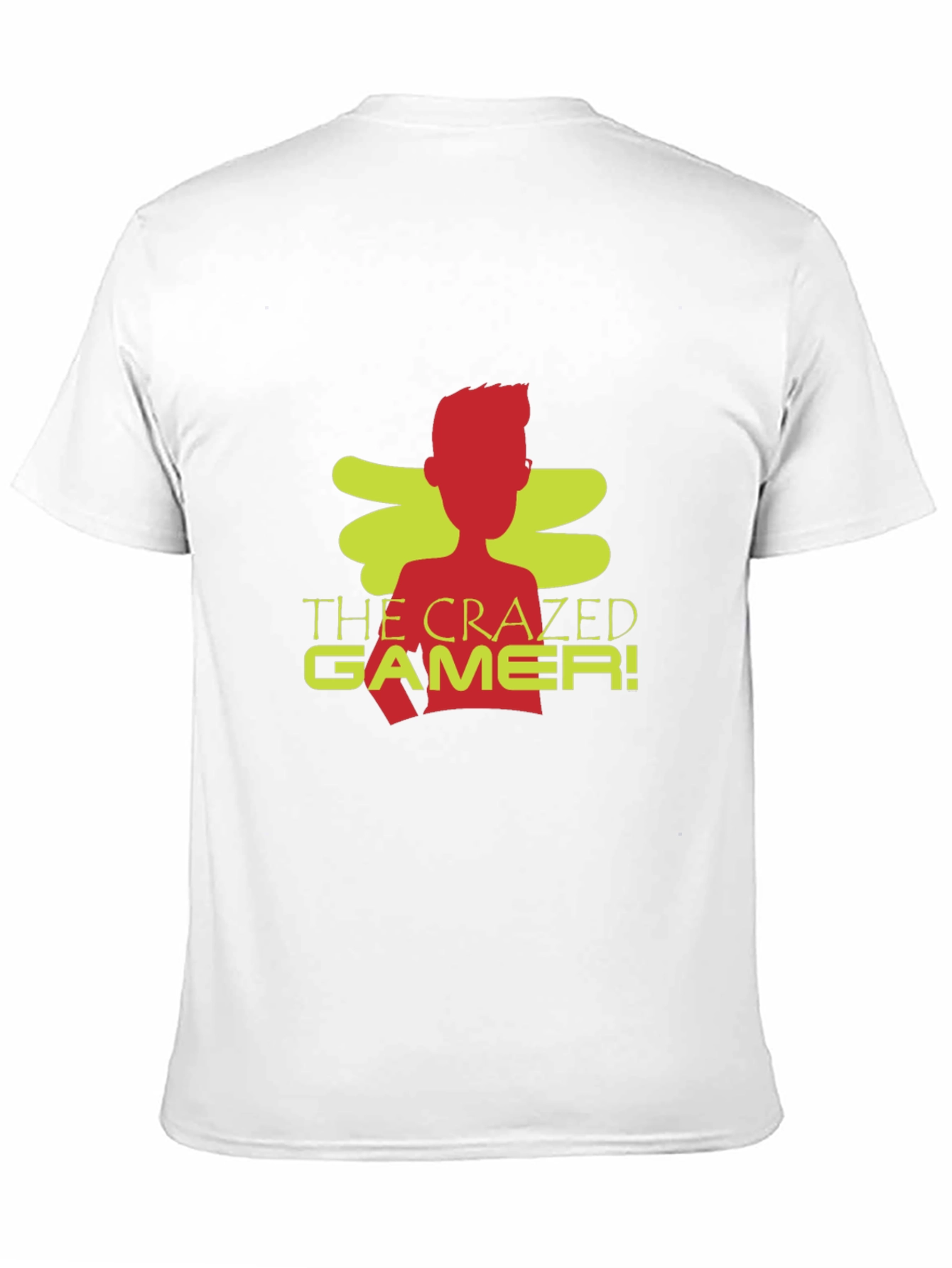 The Crazed Gamer! Black Crew Neck T-Shirt