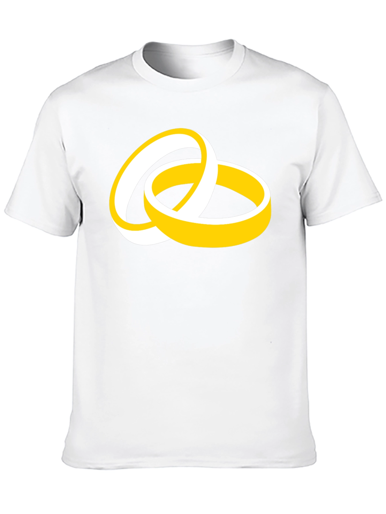 Wedding Ring Graphic Black T-Shirt