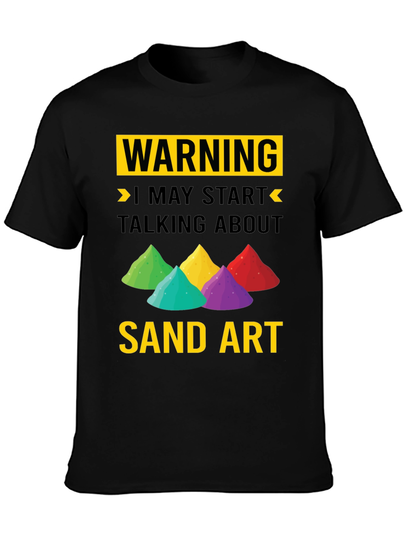 Warning Sand Art T-Shirt