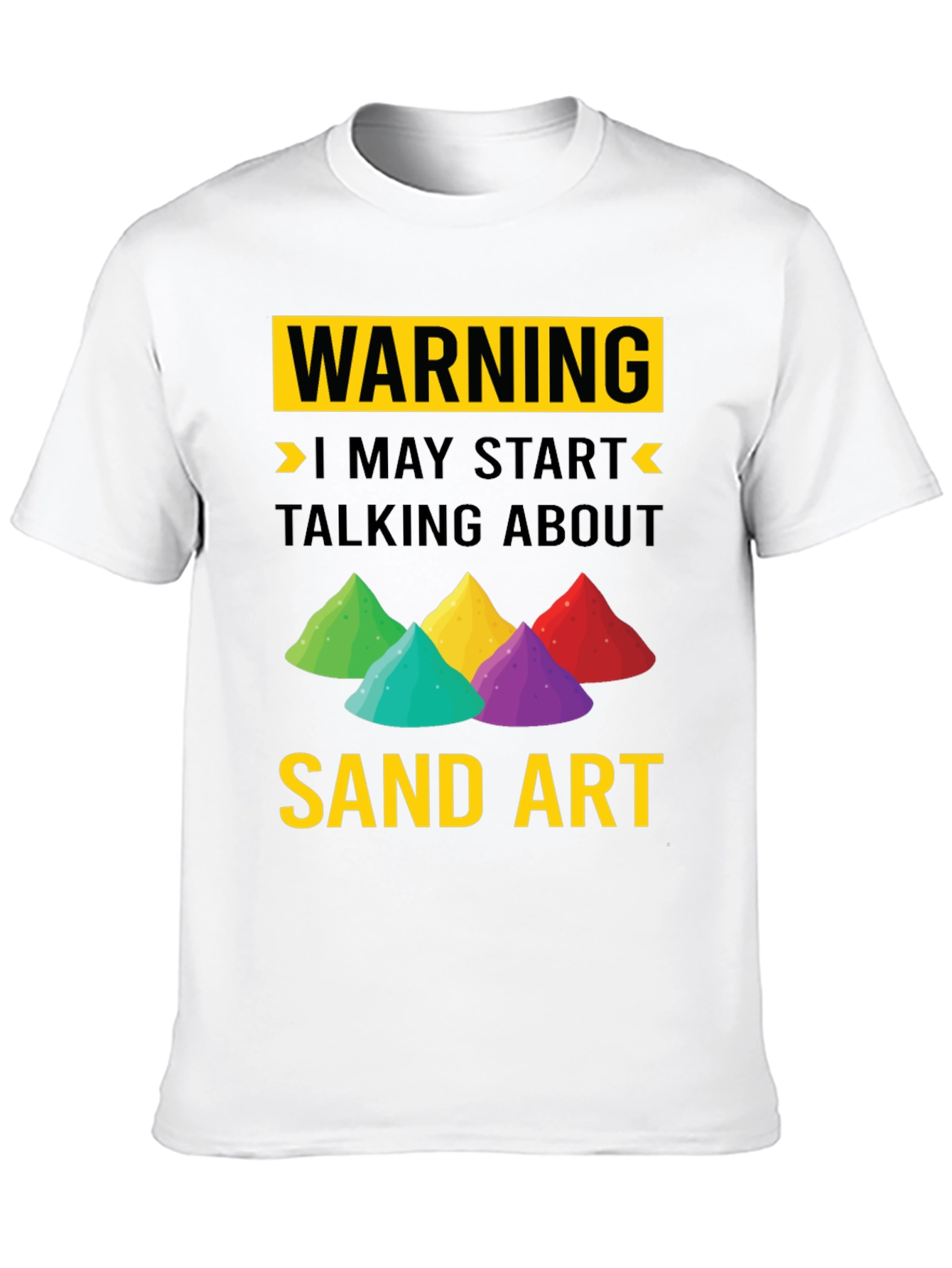 Warning Sand Art T-Shirt