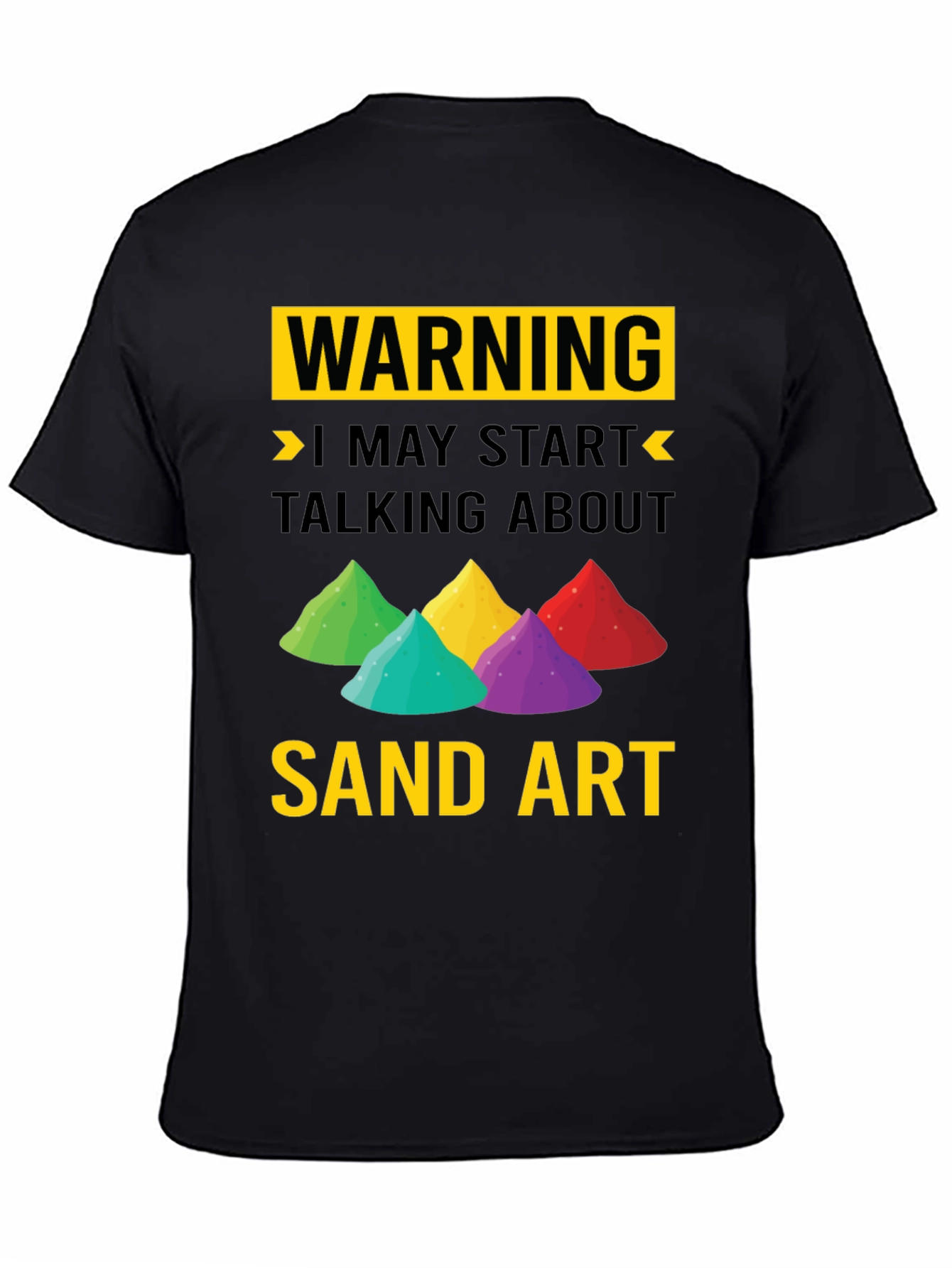 Warning Sand Art T-Shirt