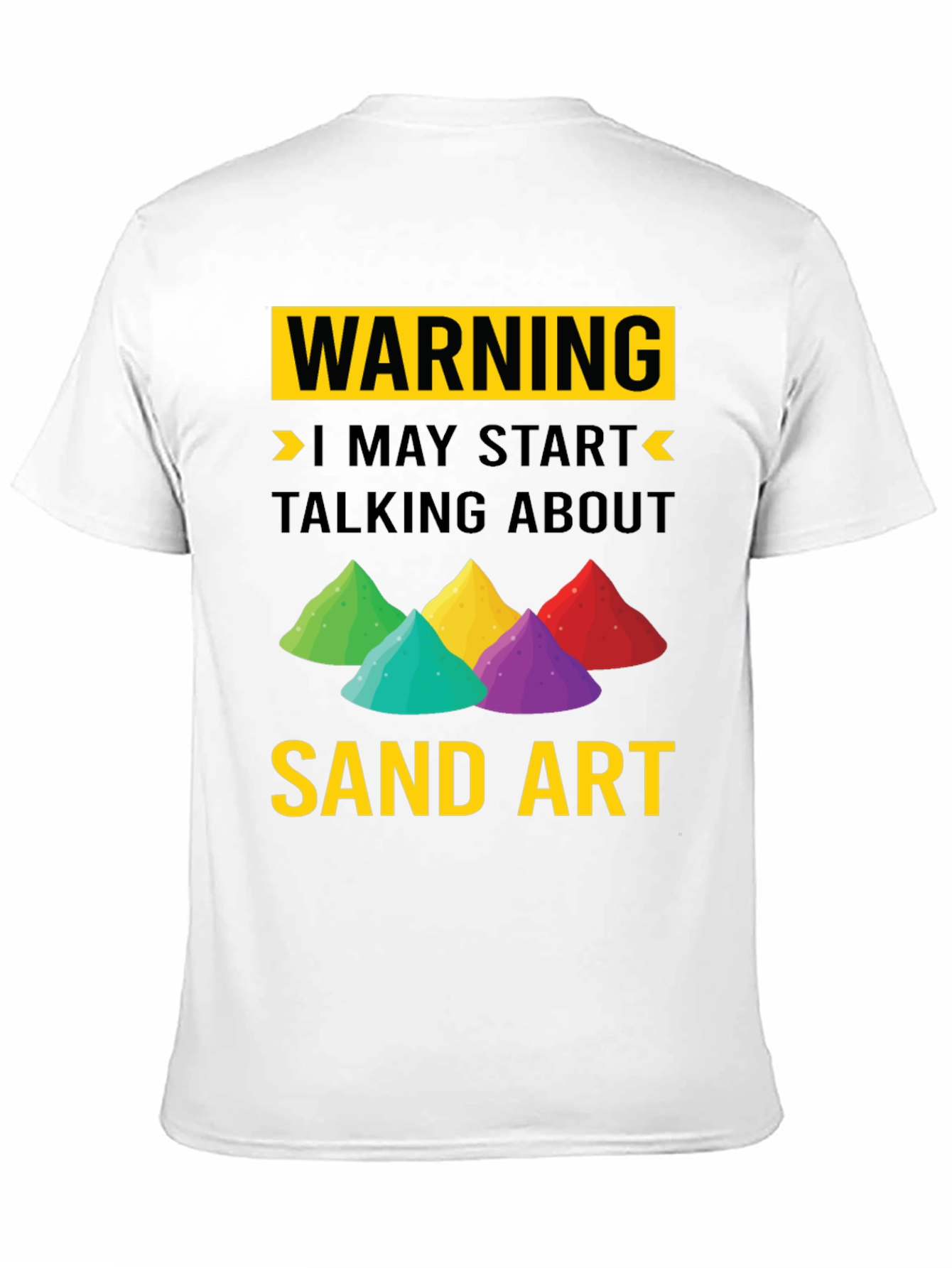 Warning Sand Art T-Shirt