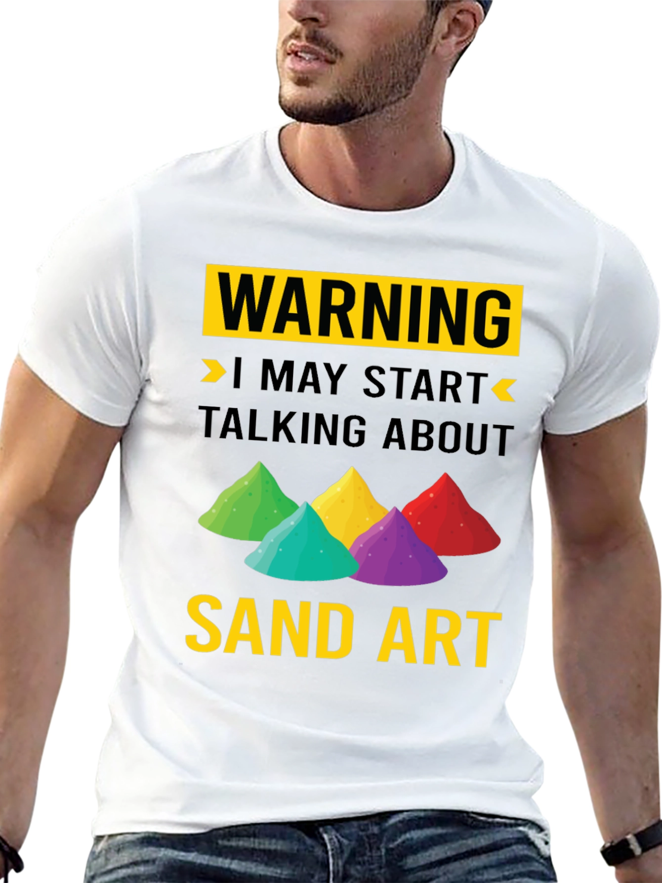 Warning Sand Art T-Shirt