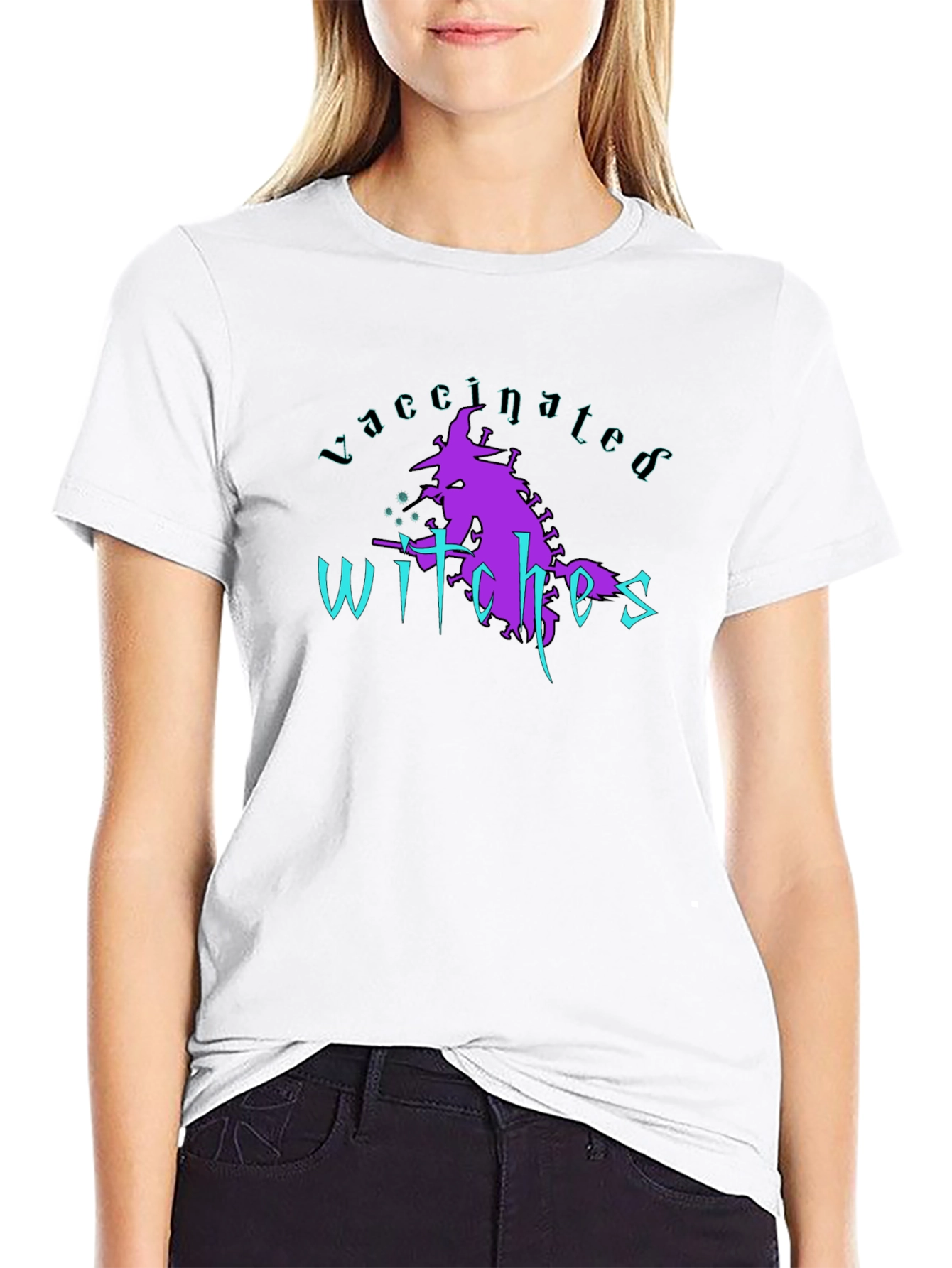 Vaccinated Witches Graphic T-Shirt