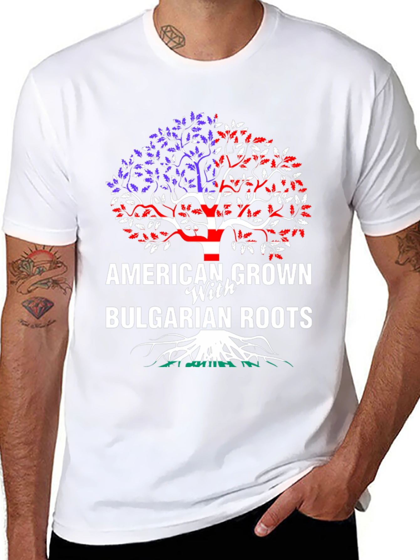 American Grown with Bulgarian Roots T-Shirt