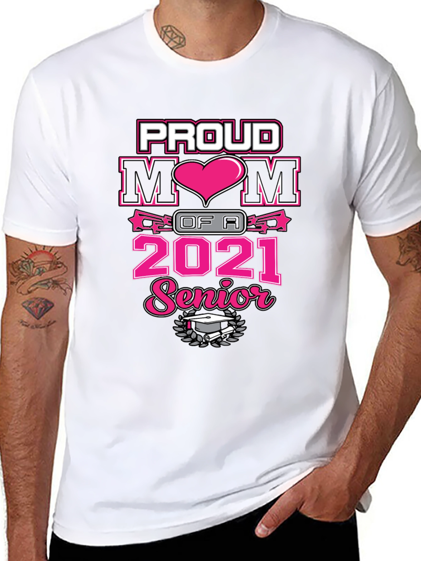 Proud Mom of a 2021 Senior T-Shirt