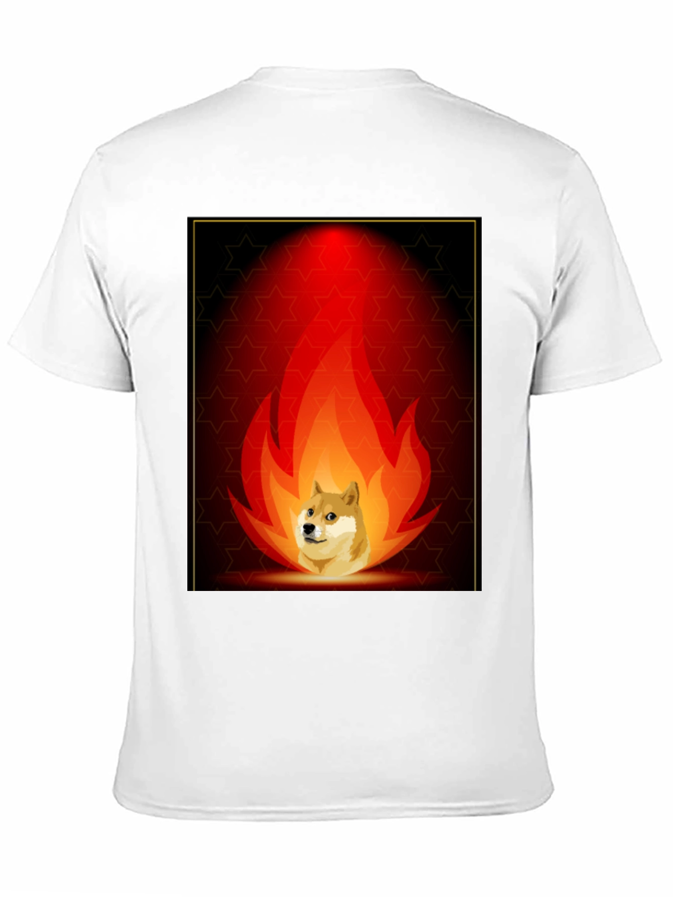 Doge on Fire Graphic Tee