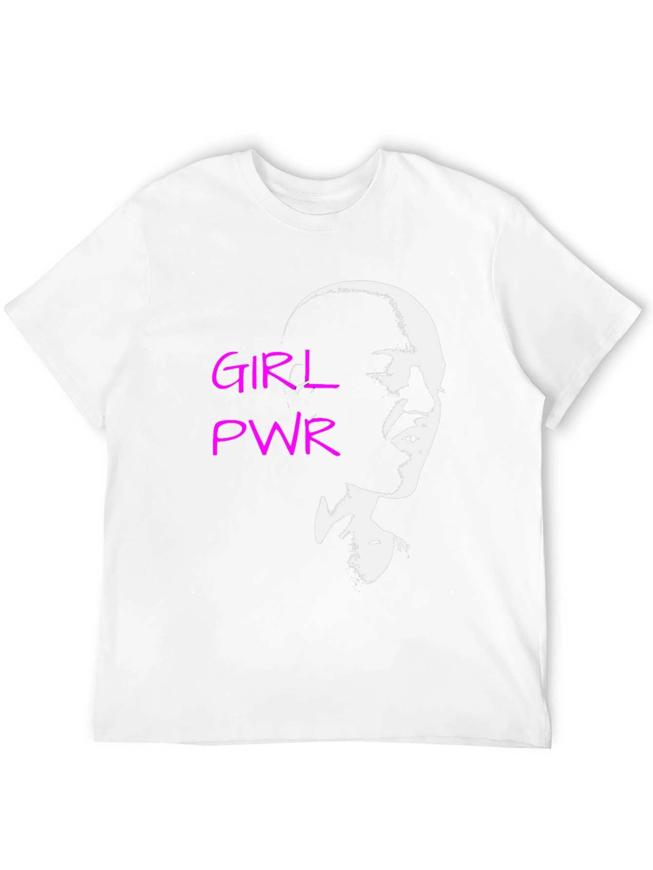 Girl Power Graphic Tee - Black Cotton T-Shirt