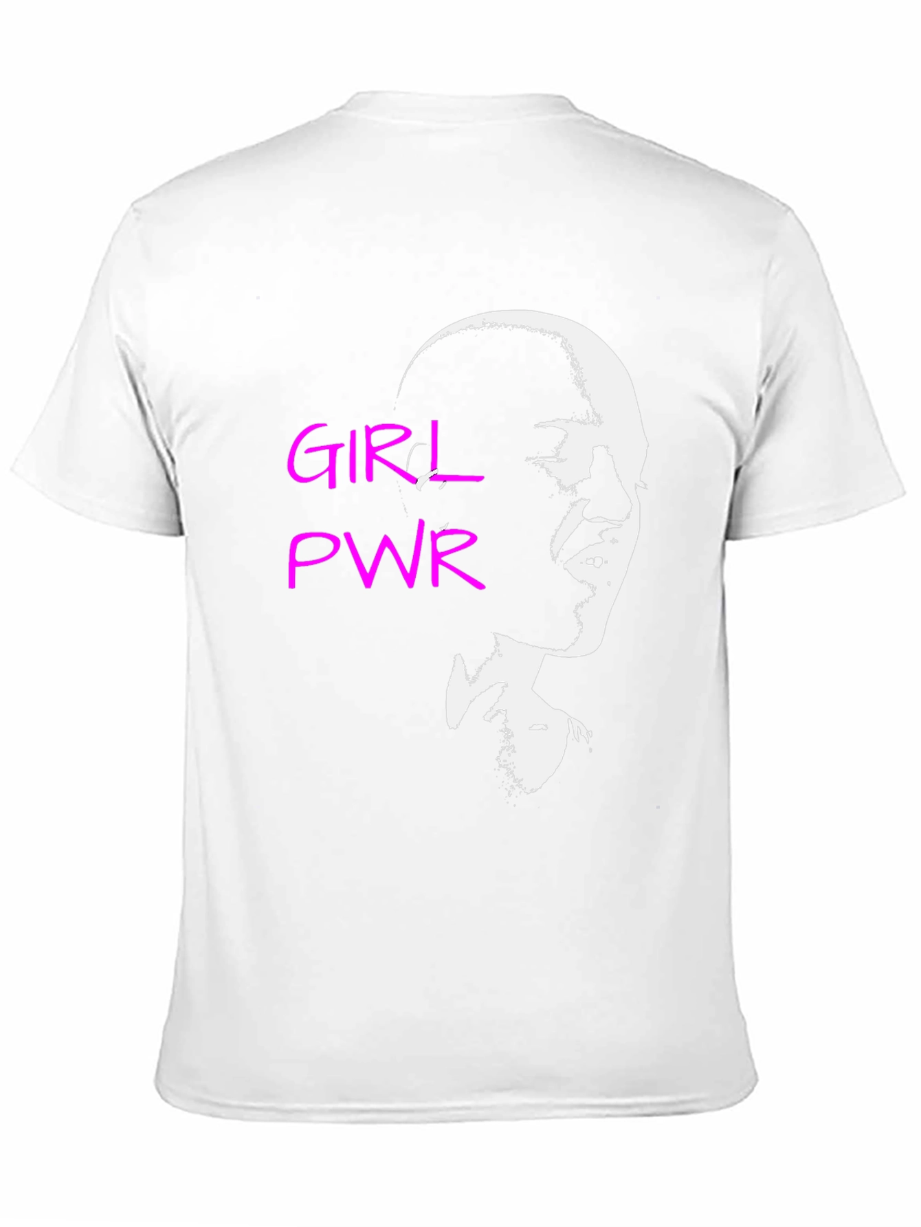 Girl Power Graphic Tee - Black Cotton T-Shirt