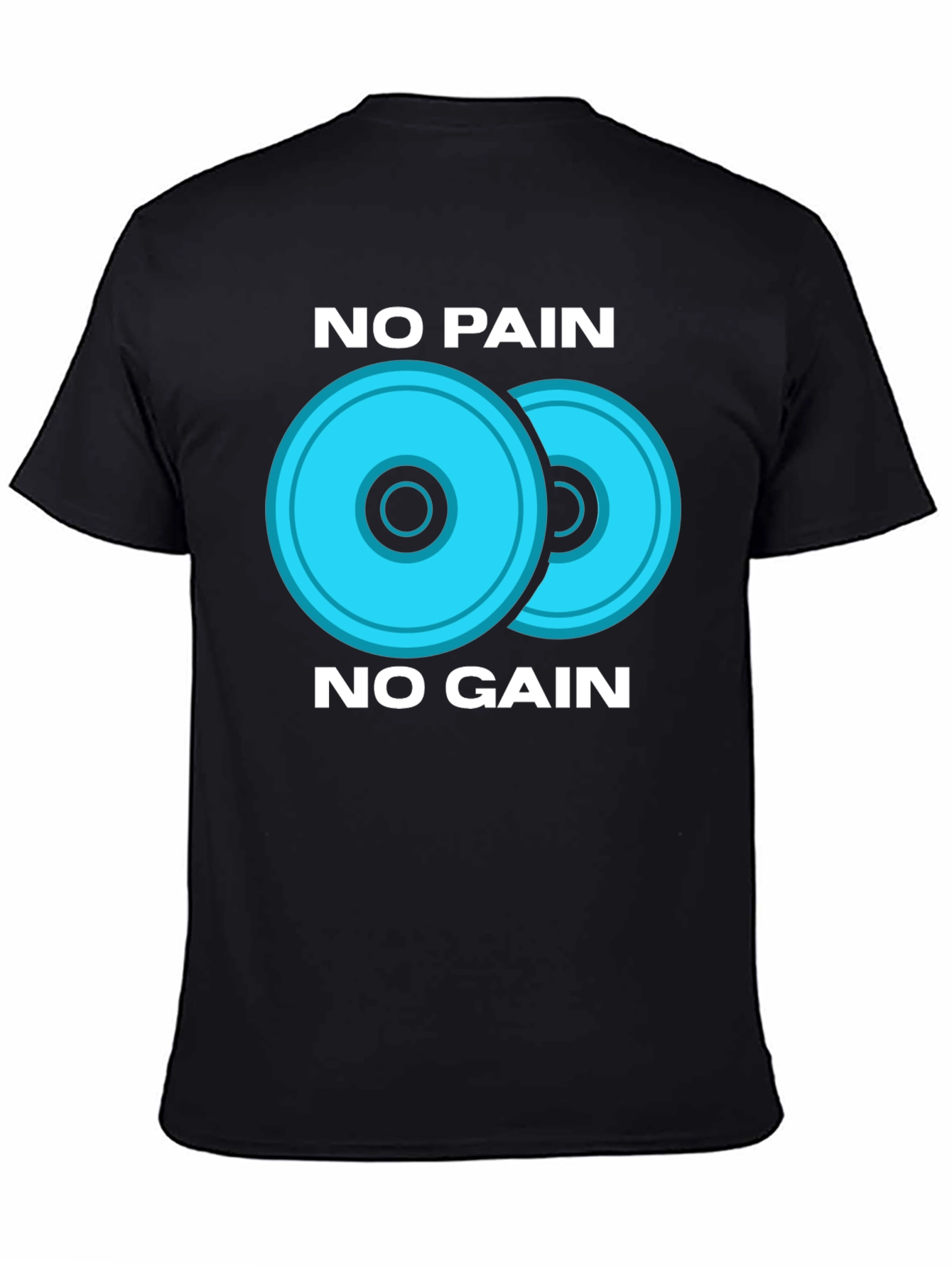 No Pain No Gain Fitness T-Shirt - Gym Motivation