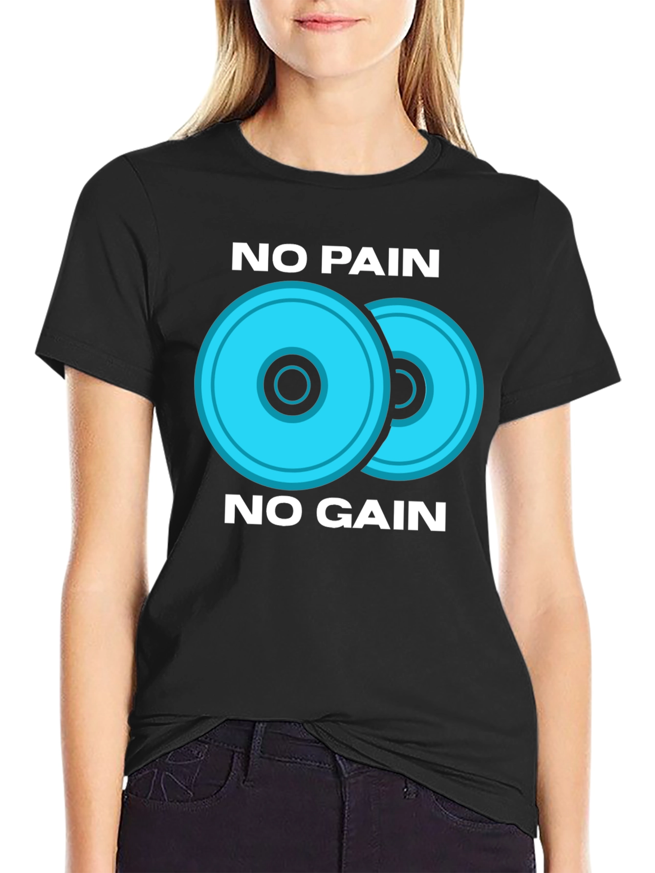 No Pain No Gain Fitness T-Shirt - Gym Motivation