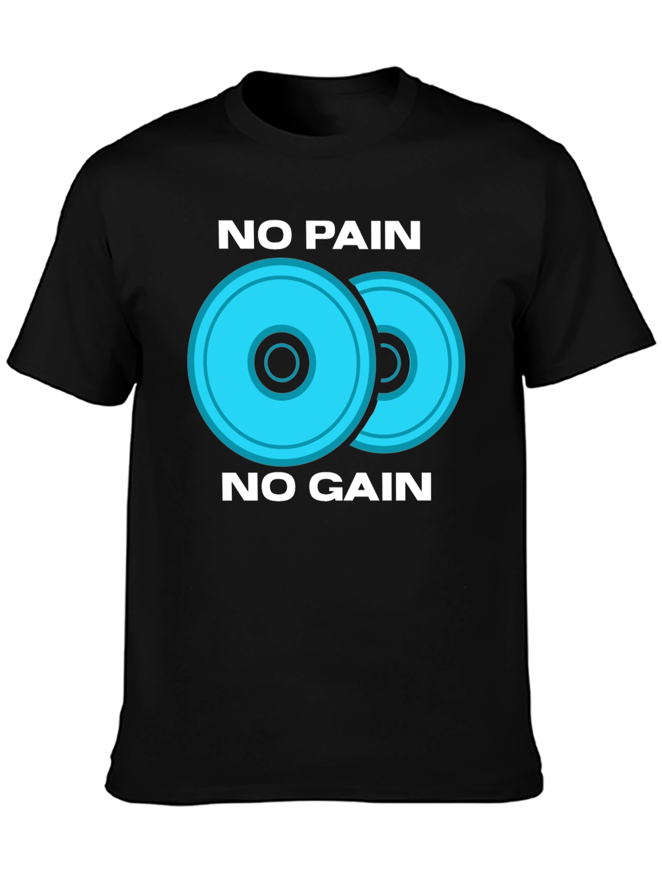 No Pain No Gain Fitness T-Shirt - Gym Motivation