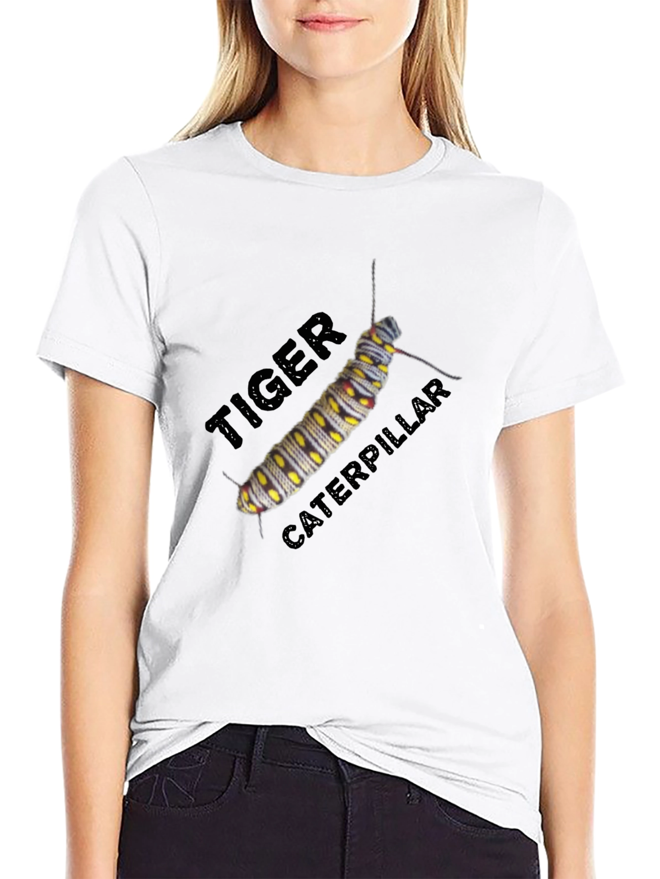 Tiger Caterpillar Graphic T-Shirt