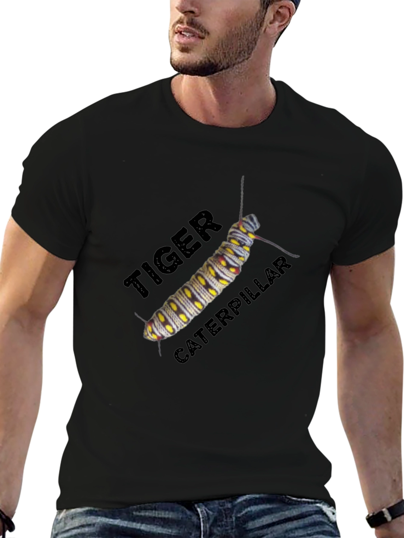 Tiger Caterpillar Graphic T-Shirt