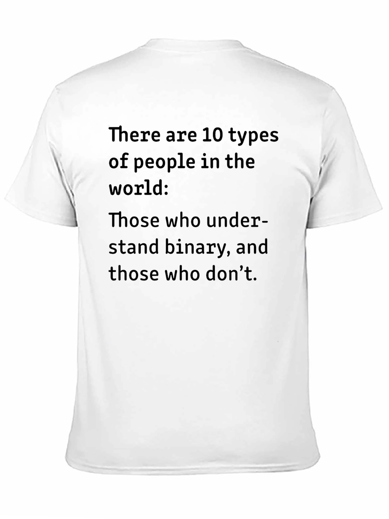 Binary Humor T-Shirt - Programmer Gift