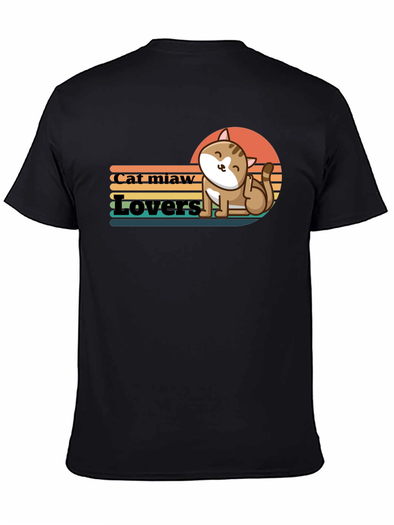Cat Miaw Lovers Graphic Tee