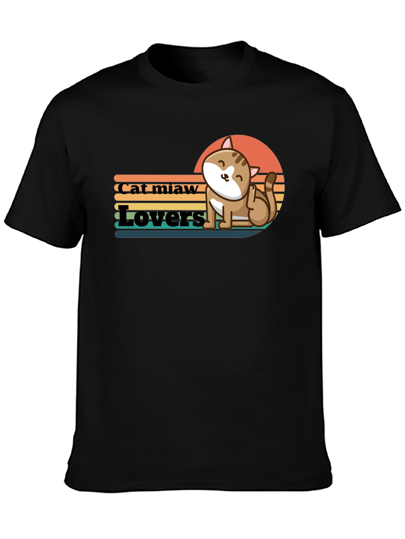 Cat Miaw Lovers Graphic Tee