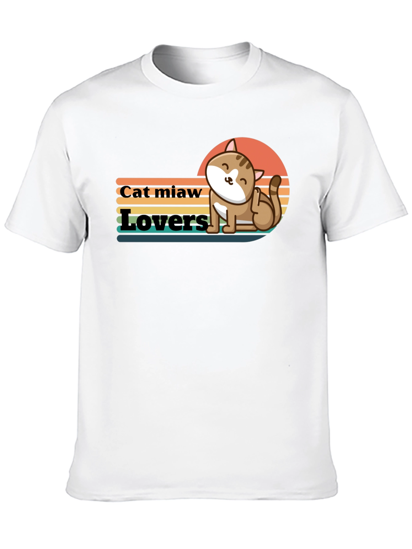 Cat Miaw Lovers Graphic Tee