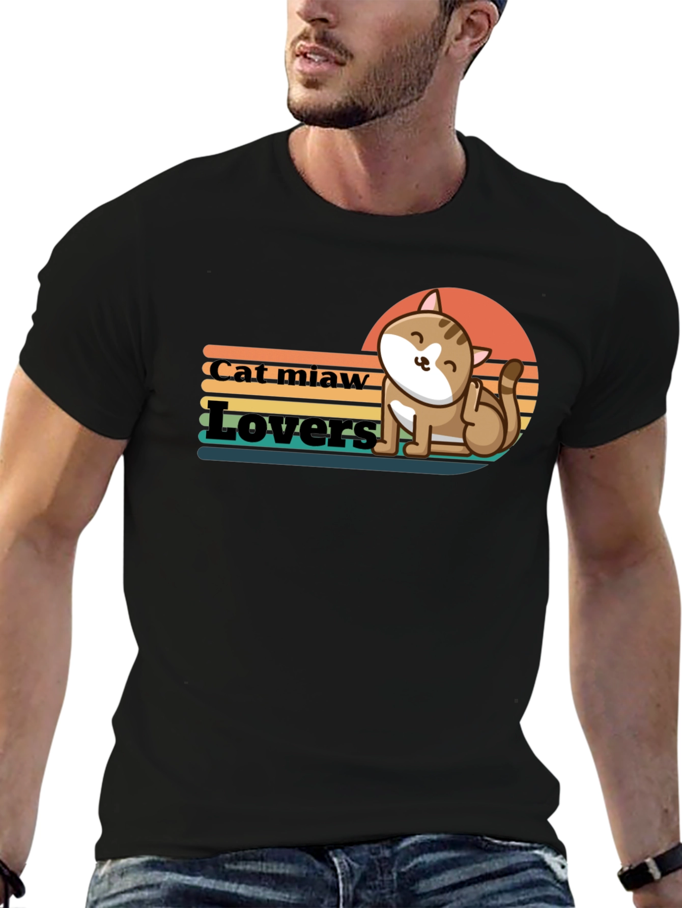 Cat Miaw Lovers Graphic Tee