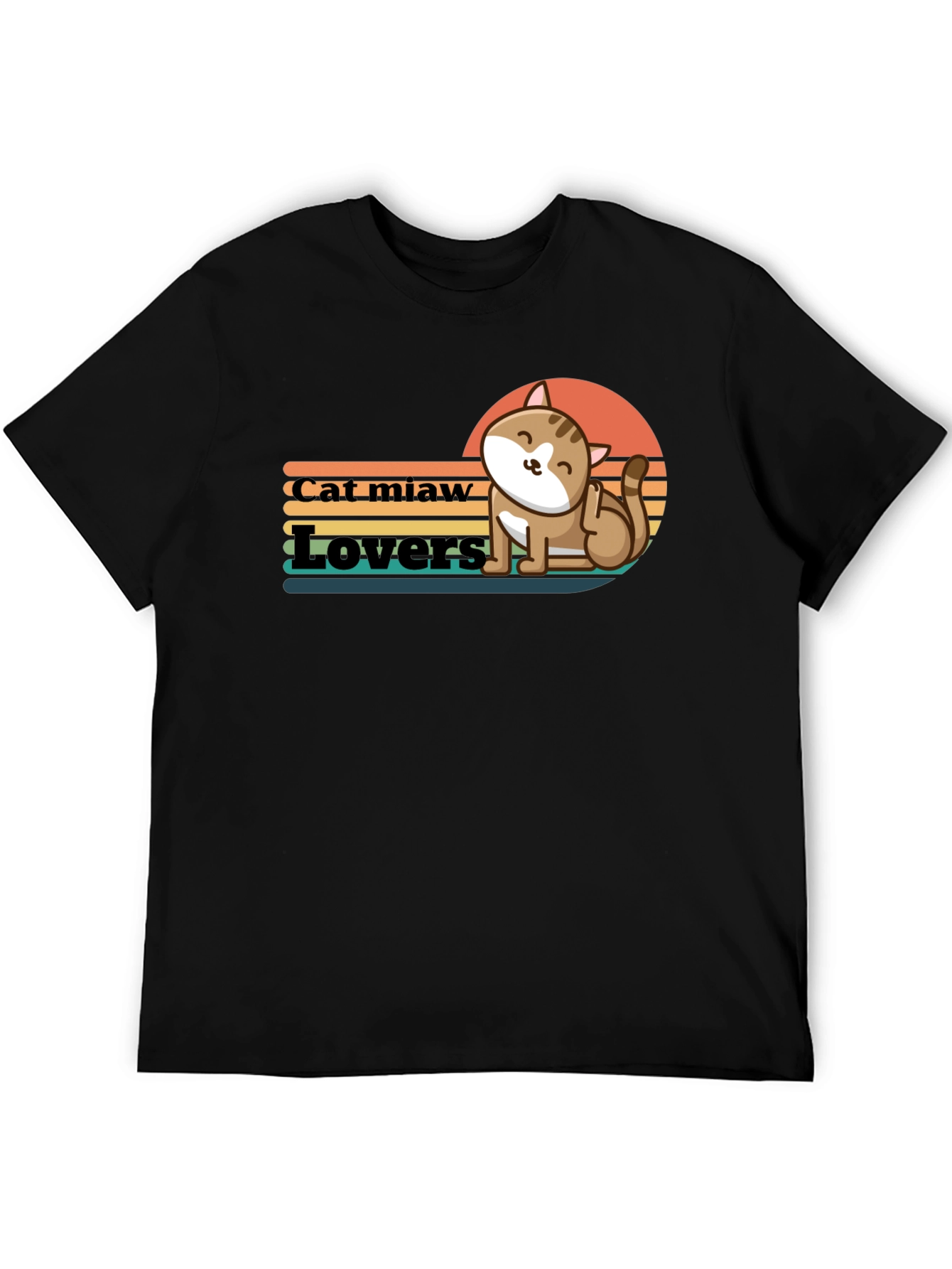 Cat Miaw Lovers Graphic Tee