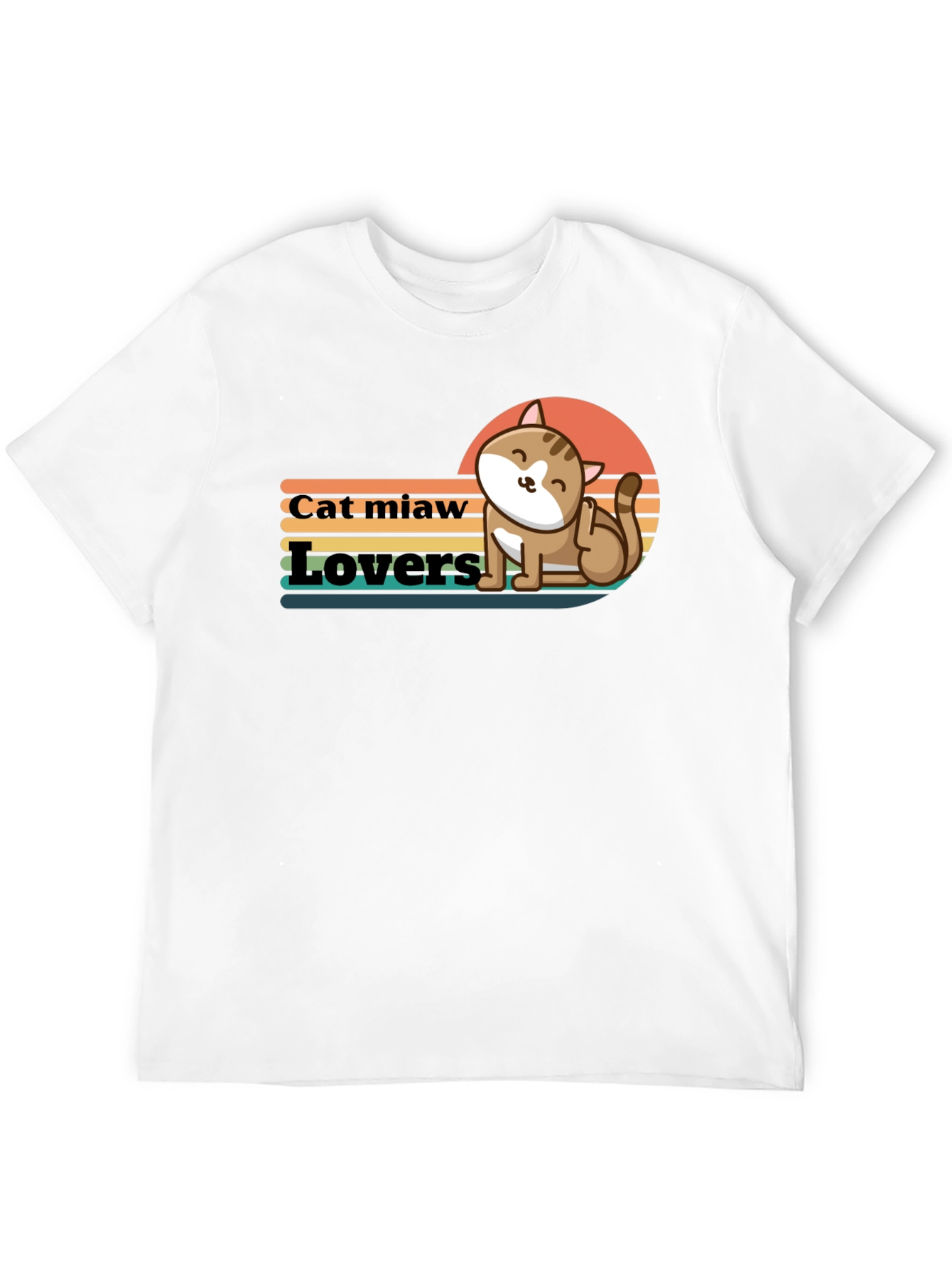 Cat Miaw Lovers Graphic Tee