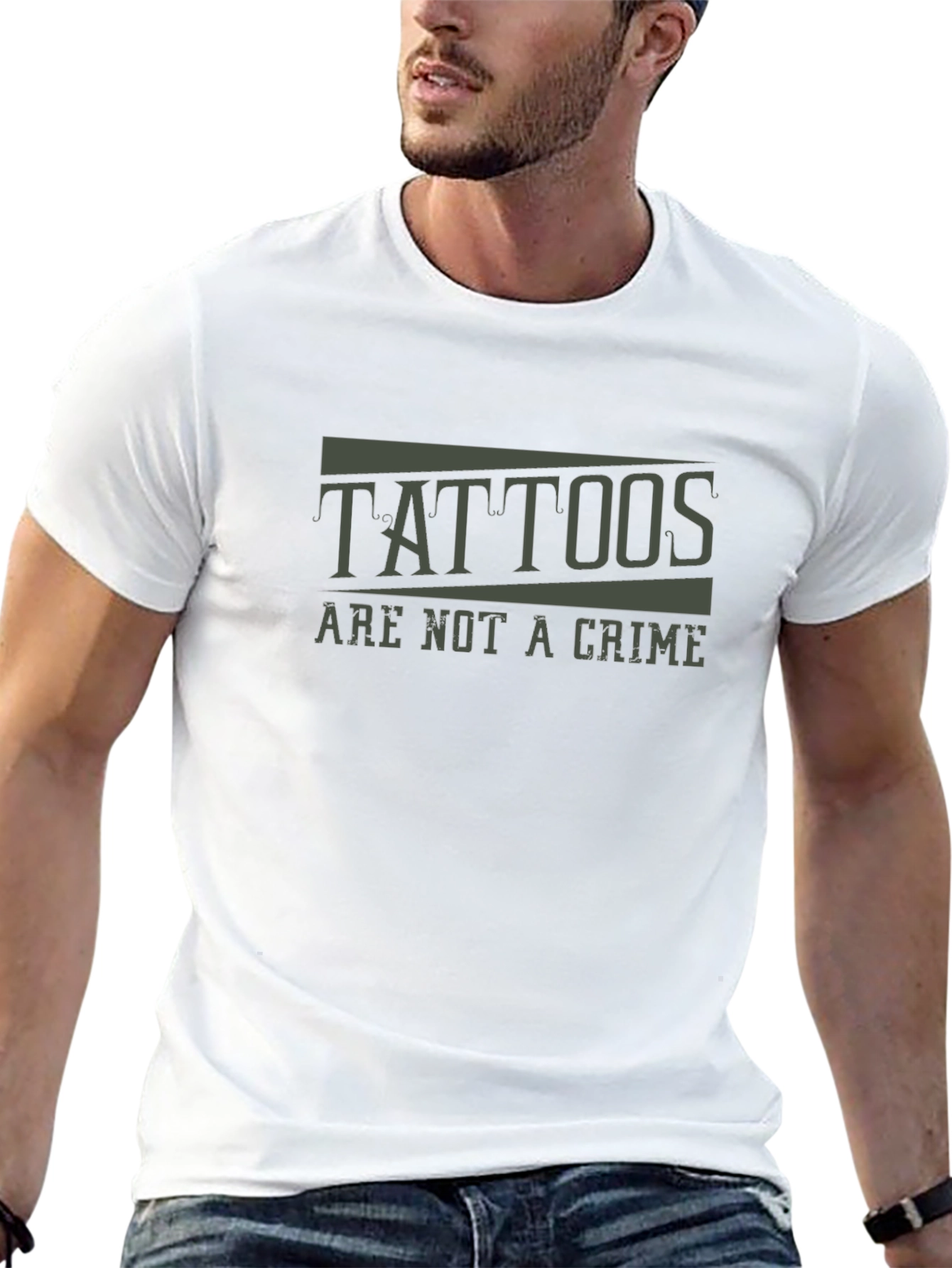 Tattoos Are Not A Crime Graphic T-Shirt
