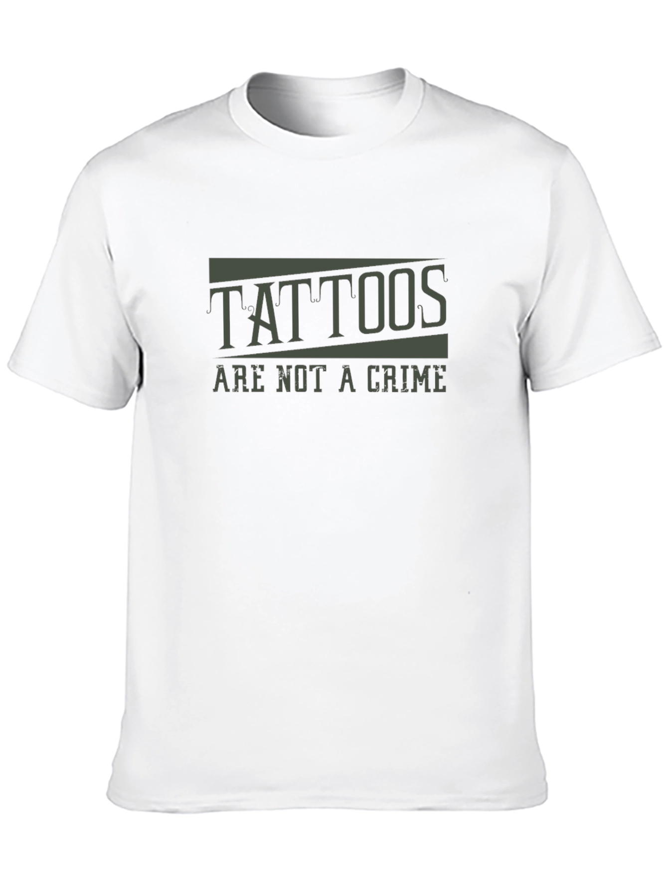 Tattoos Are Not A Crime Graphic T-Shirt