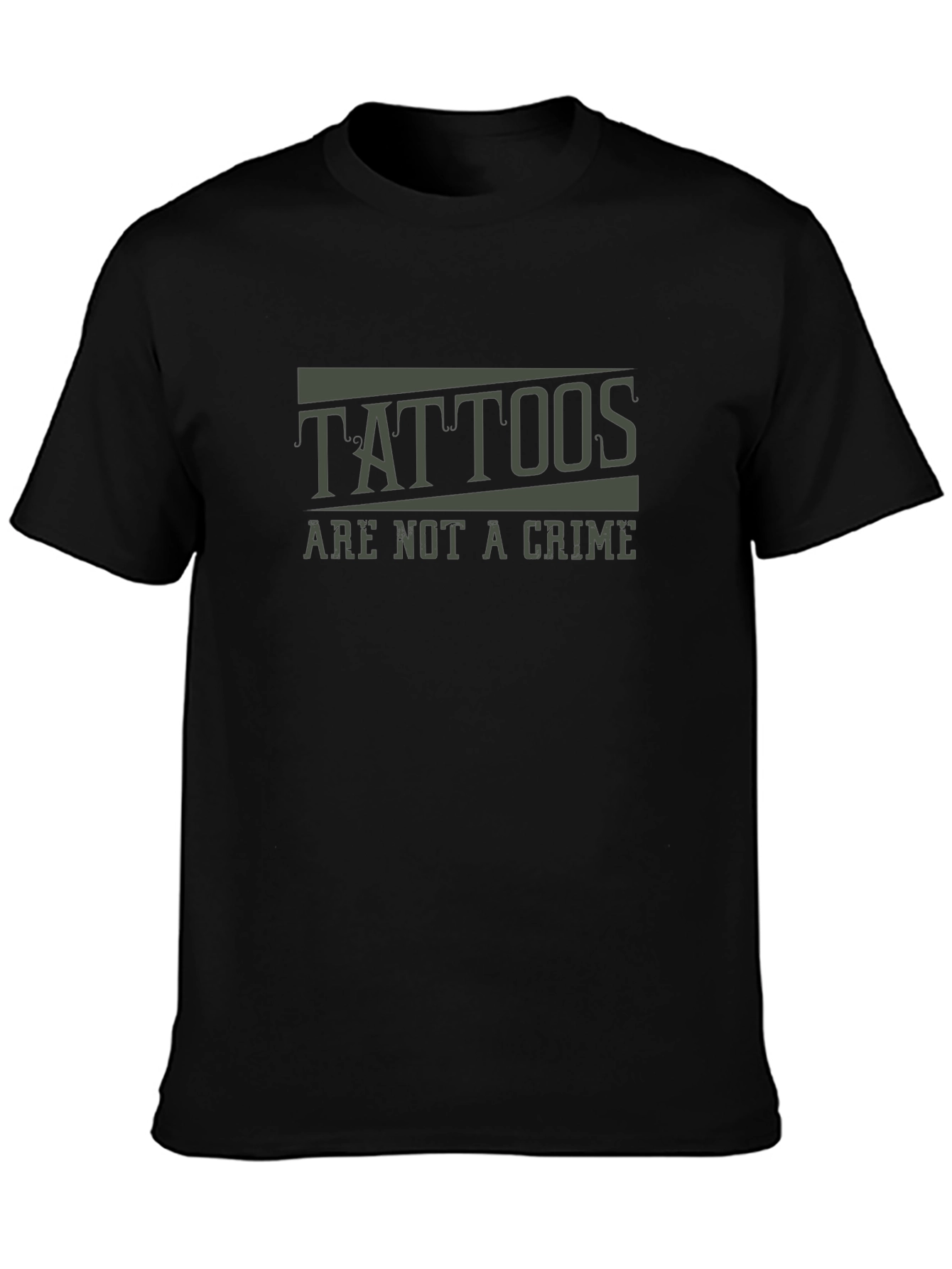 Tattoos Are Not A Crime Graphic T-Shirt