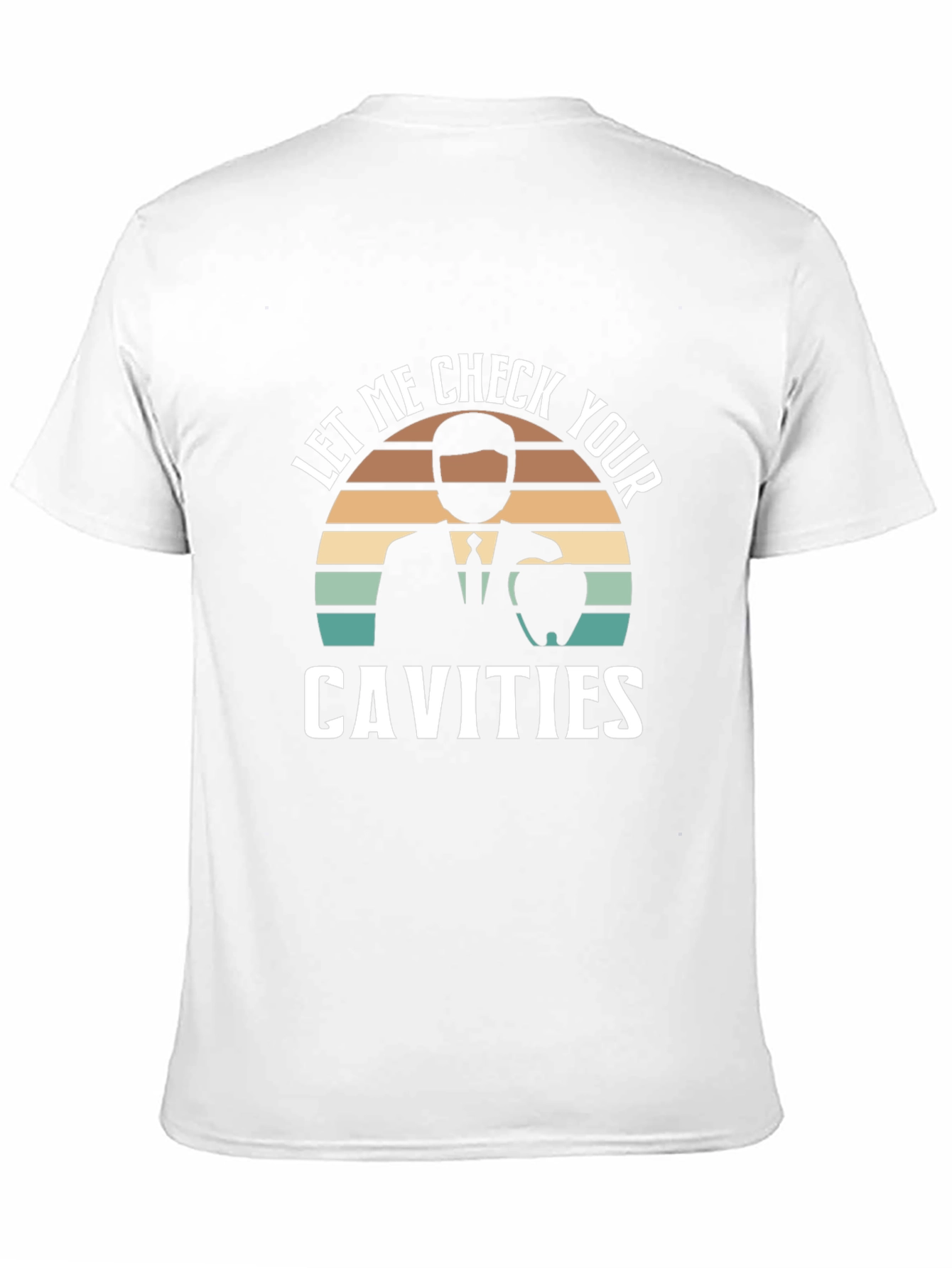 Dentist Check Cavities Retro Style T-Shirt