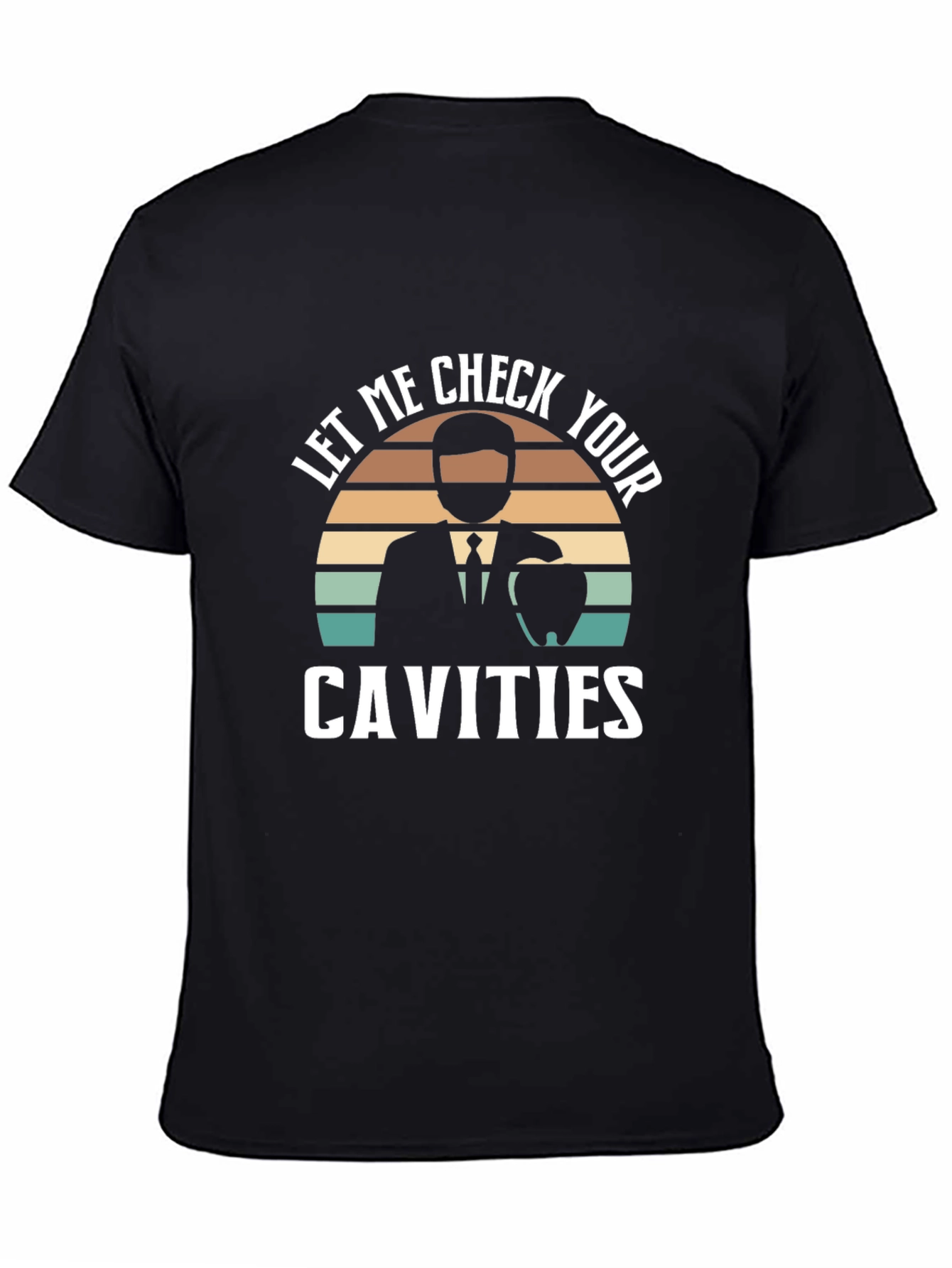 Dentist Check Cavities Retro Style T-Shirt