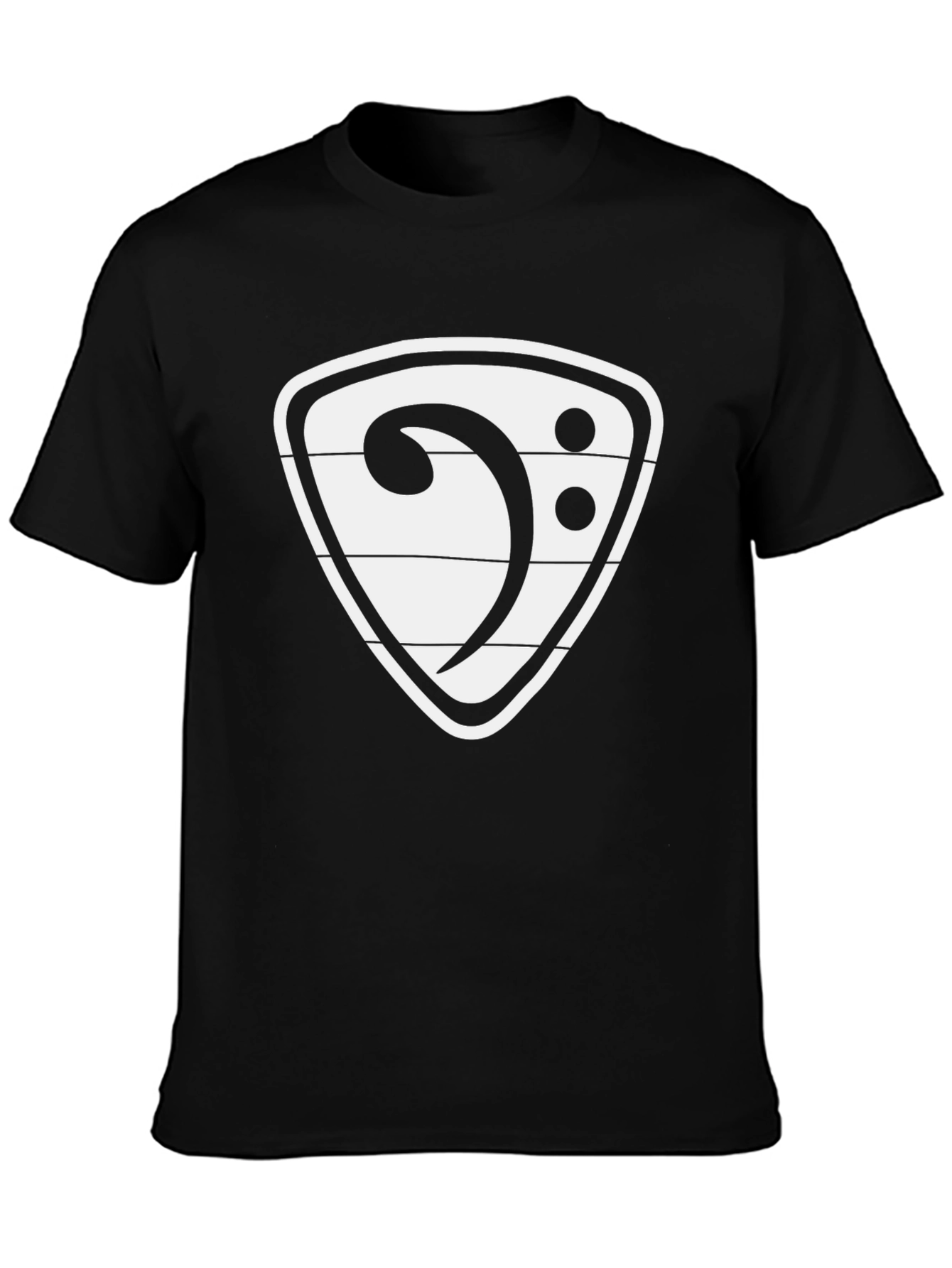 Bass Clef Graphic Tee - Stylish Musician T-Shirt
