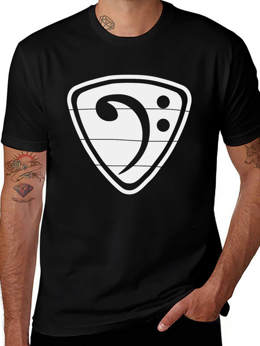 Bass Clef Graphic Tee - Stylish Musician T-Shirt