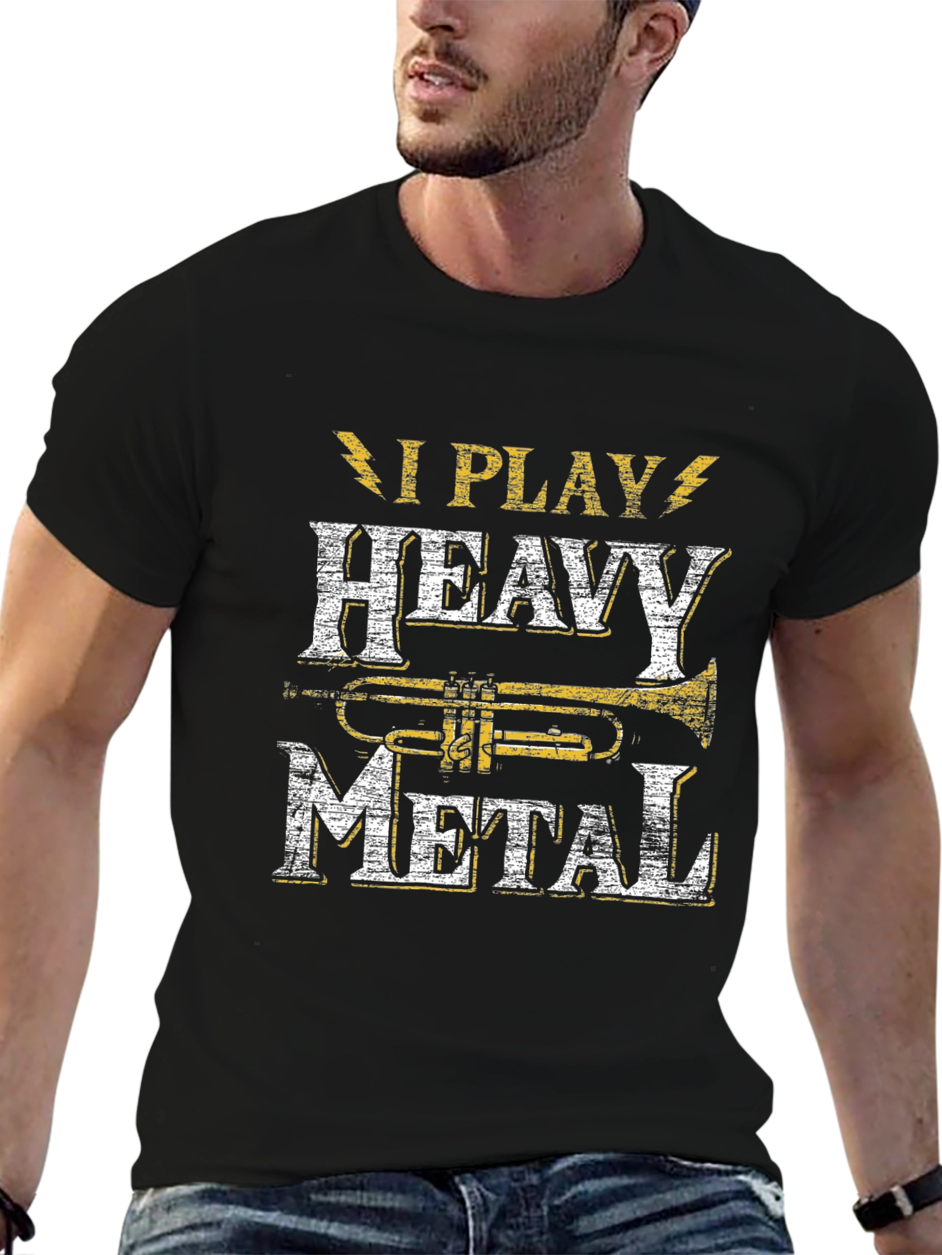I Play Heavy Metal Trumpet Musician T-Shirt
