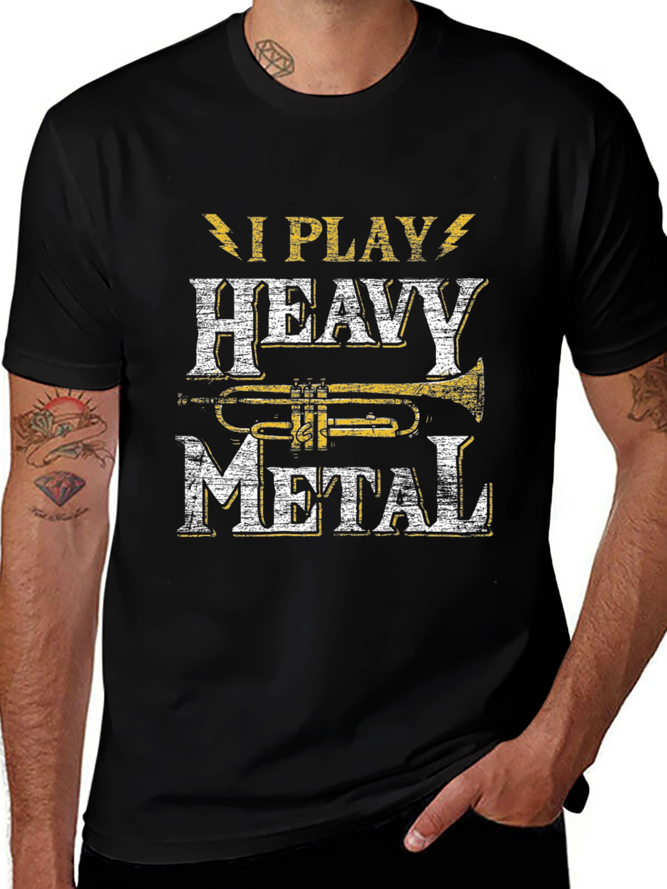 I Play Heavy Metal Trumpet Musician T-Shirt