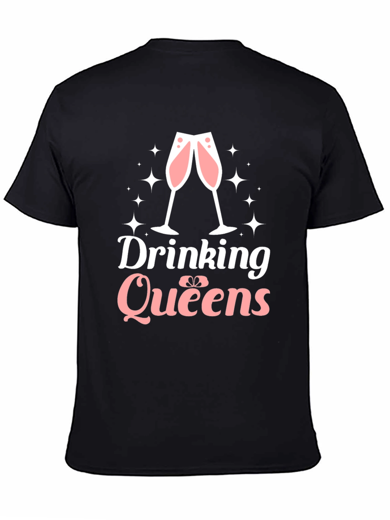 Drinking Queens Graphic Tee - Perfect for Celebrations!