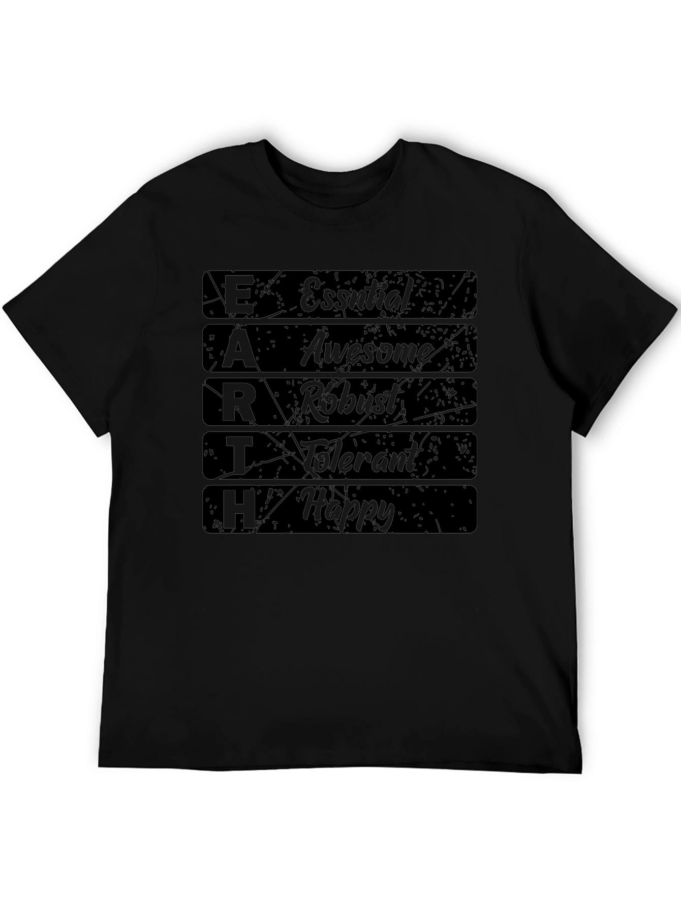 EARTH Essential Graphic Tee - Black