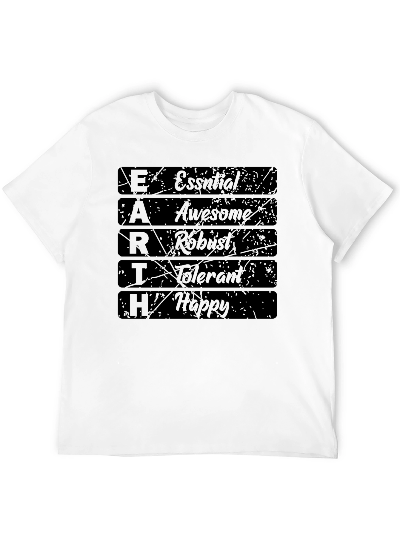 EARTH Essential Graphic Tee - Black