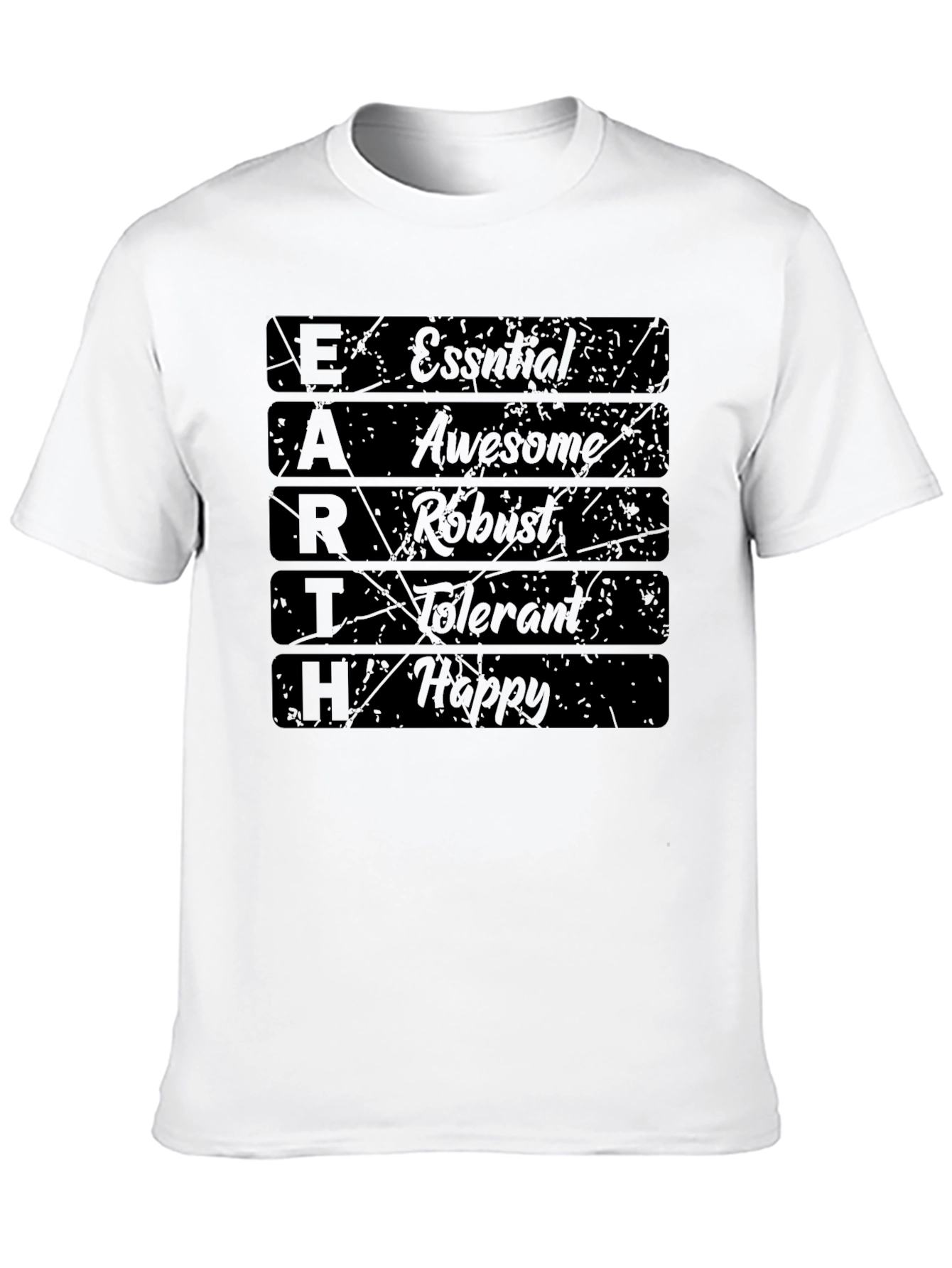 EARTH Essential Graphic Tee - Black