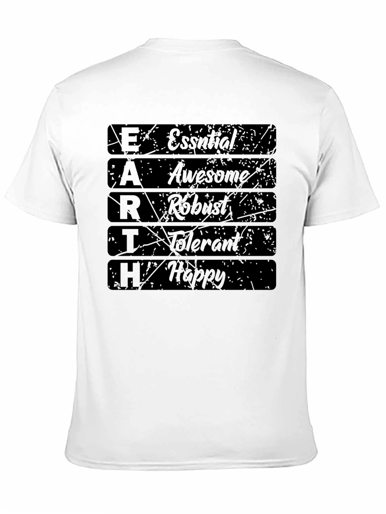 EARTH Essential Graphic Tee - Black