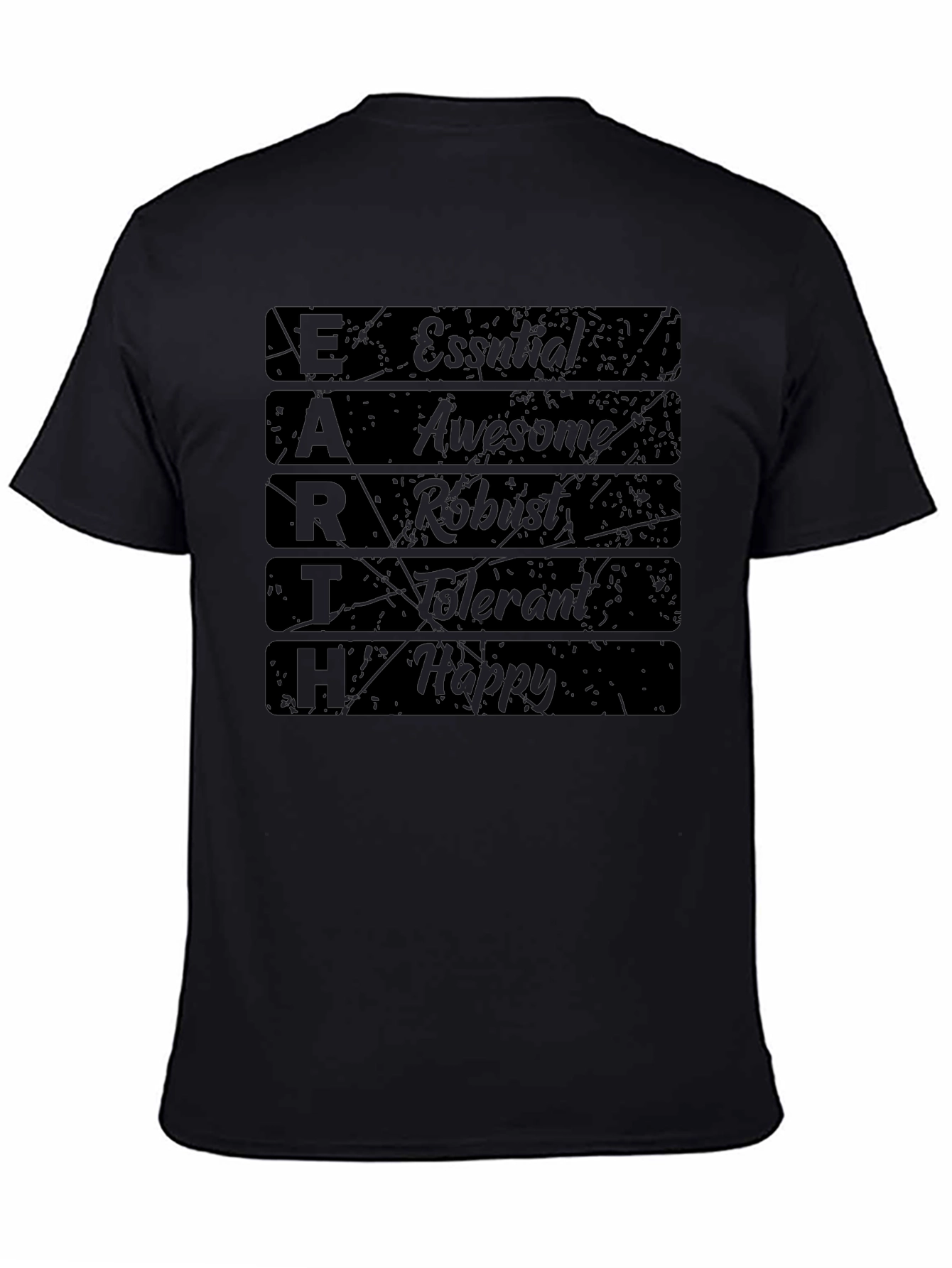 EARTH Essential Graphic Tee - Black