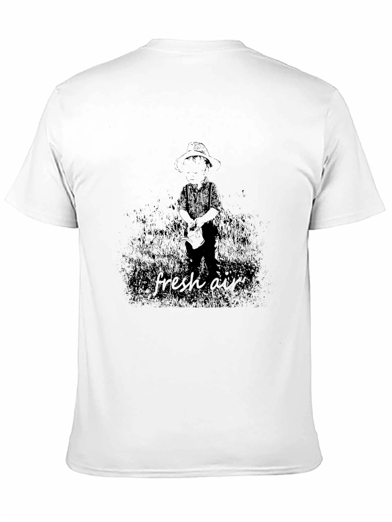 Fresh Air Graphic Black T-Shirt