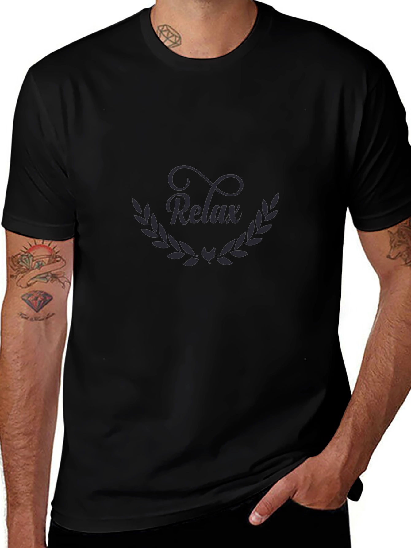 Relax Black T-Shirt