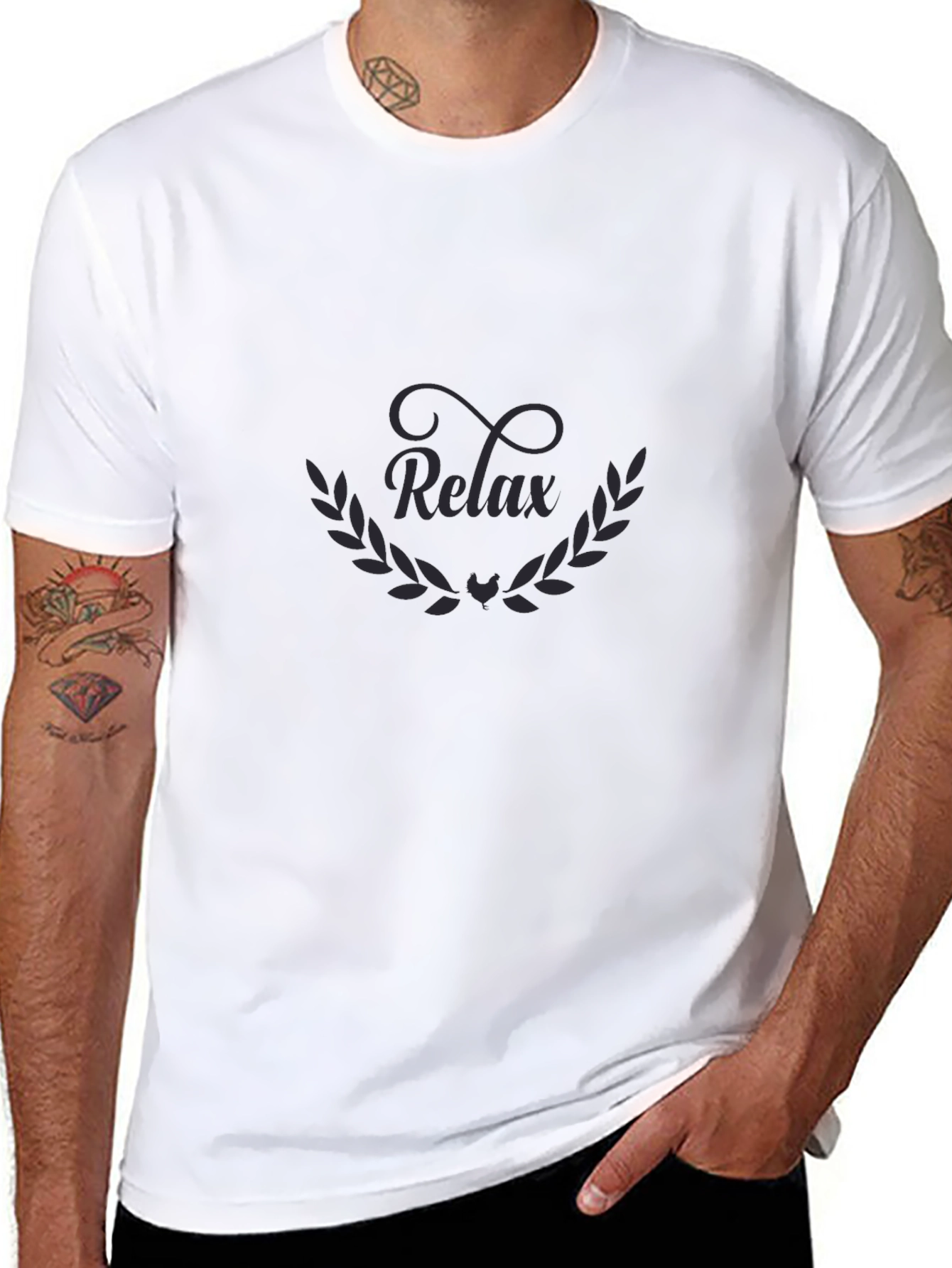 Relax Black T-Shirt